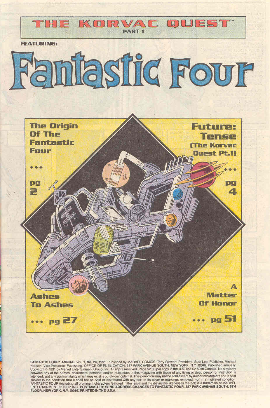 Read online Fantastic Four (1961) comic -  Issue # _Annual 24 - 2