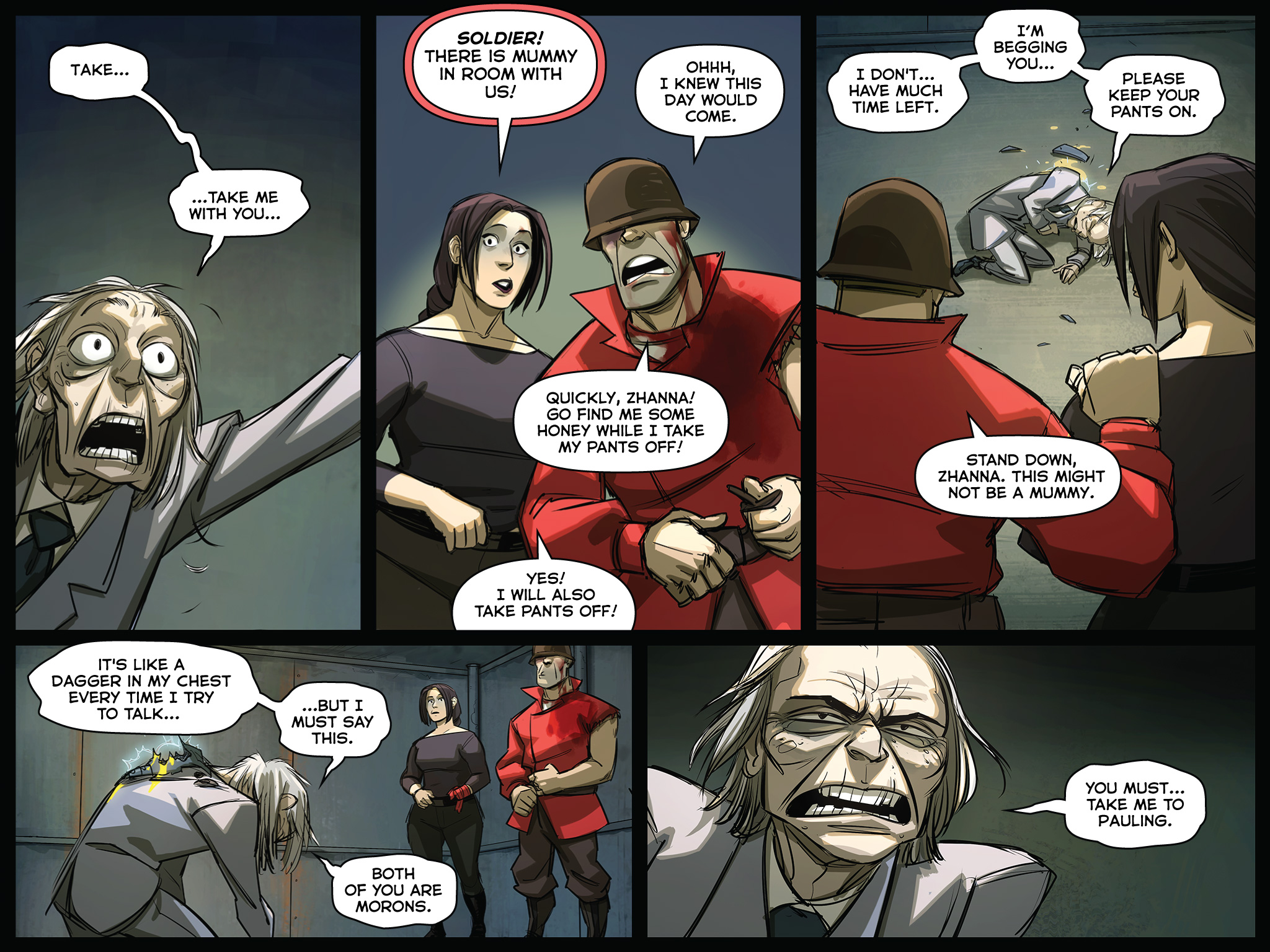 Read online Team Fortress 2 comic -  Issue #5 - 35