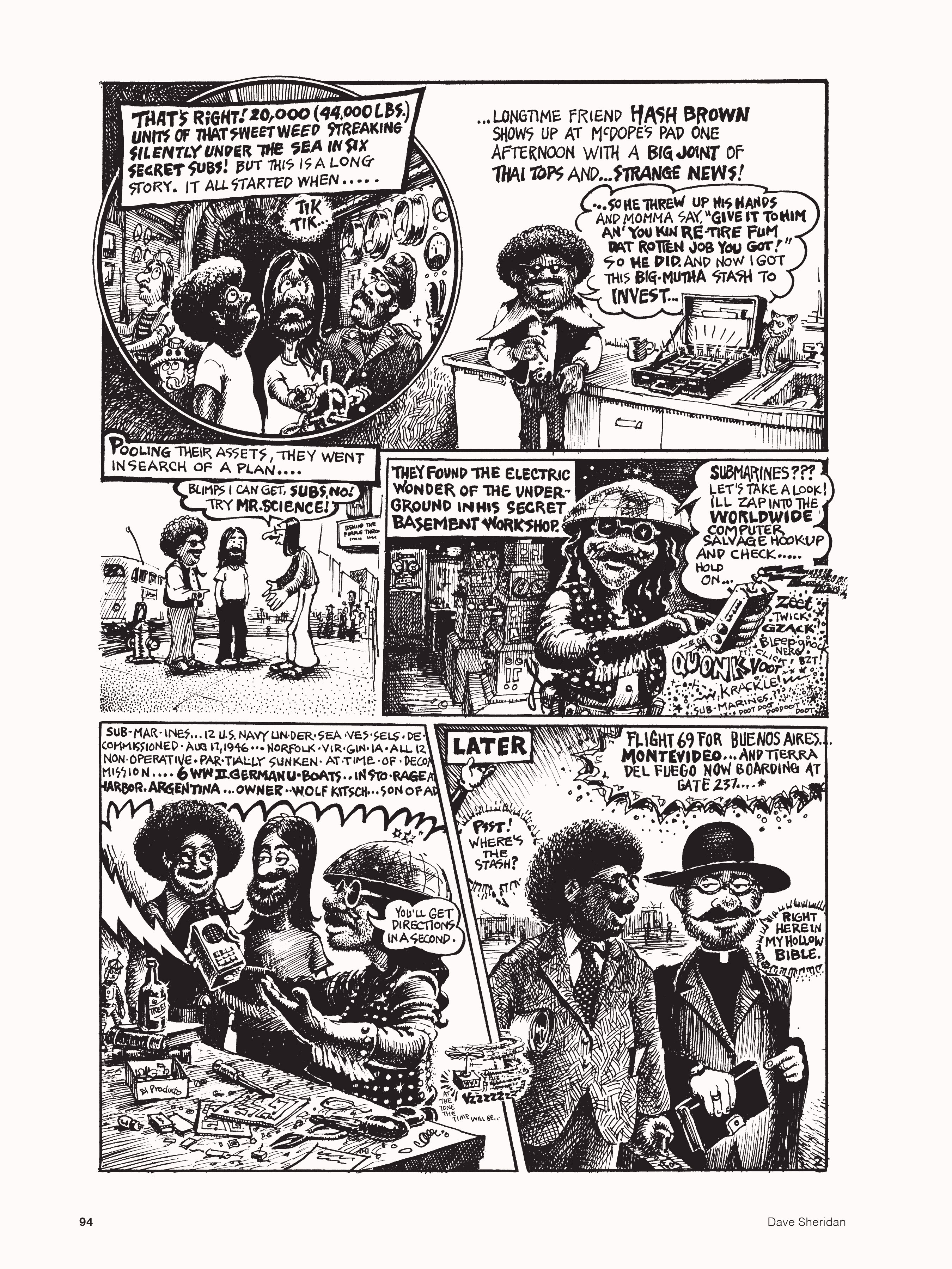 Read online Dave Sheridan: Life with Dealer McDope, the Leather Nun, and the Fabulous Furry Freak Brothers comic -  Issue # TPB (Part 2) - 6