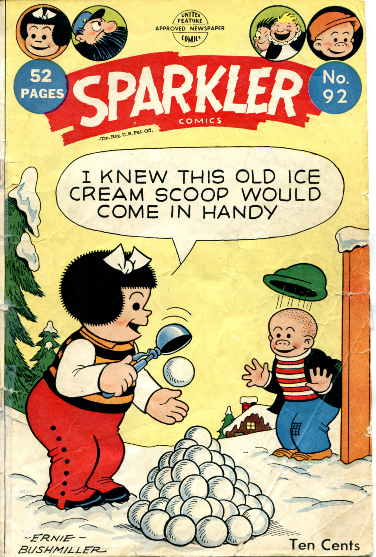 Read online Sparkler Comics comic -  Issue #92 - 1