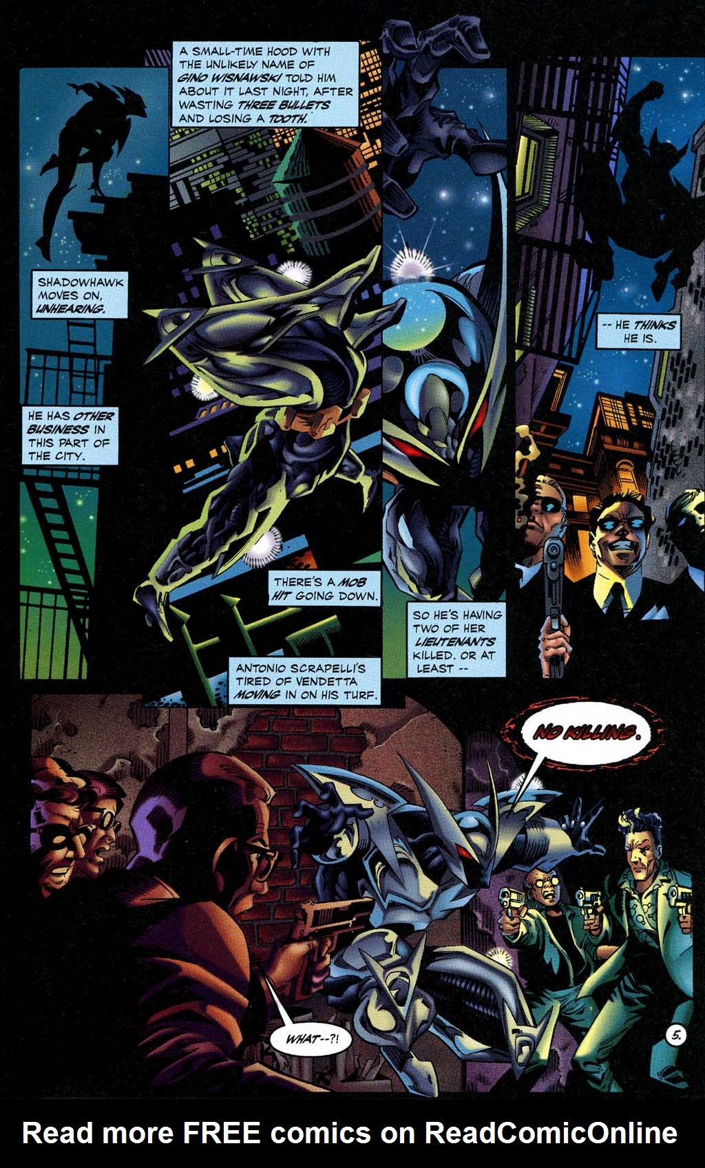 Read online The New Shadowhawk comic -  Issue #2 - 7