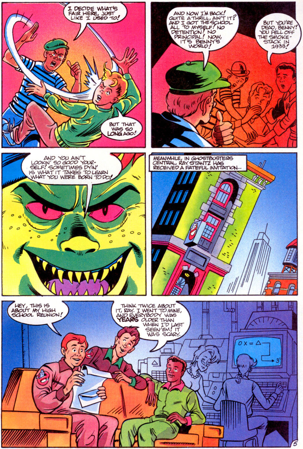 Read online Real Ghostbusters comic -  Issue #14 - 7