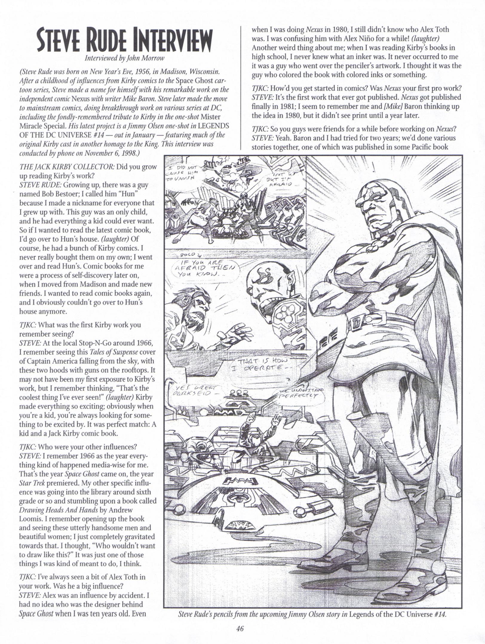 Read online The Jack Kirby Collector comic -  Issue #22 - 45