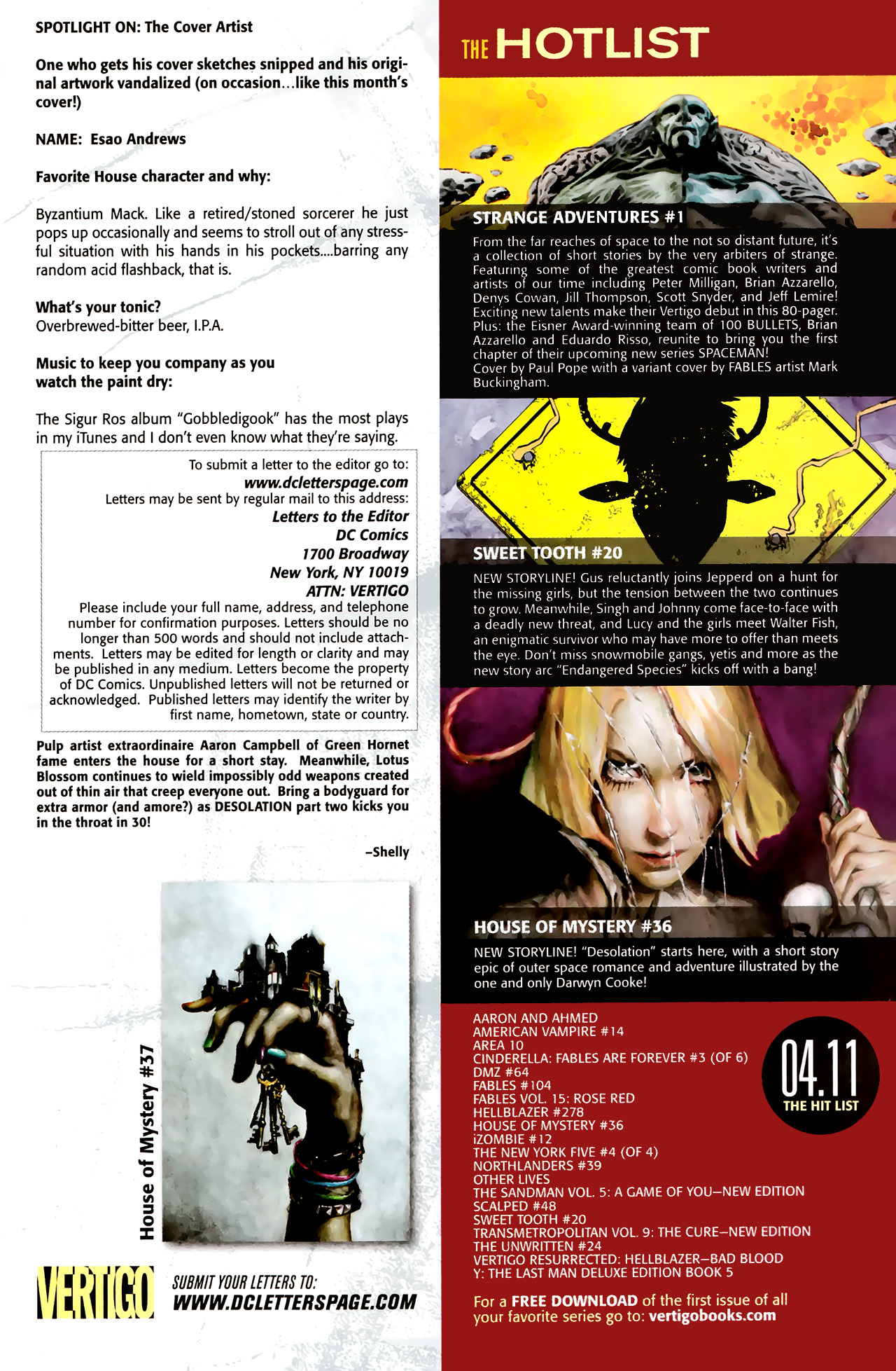 Read online House of Mystery (2008) comic -  Issue #36 - 22