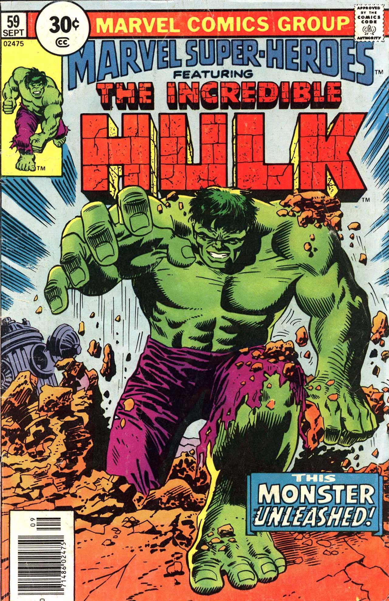 Read online Marvel Super-Heroes comic -  Issue #59 - 1