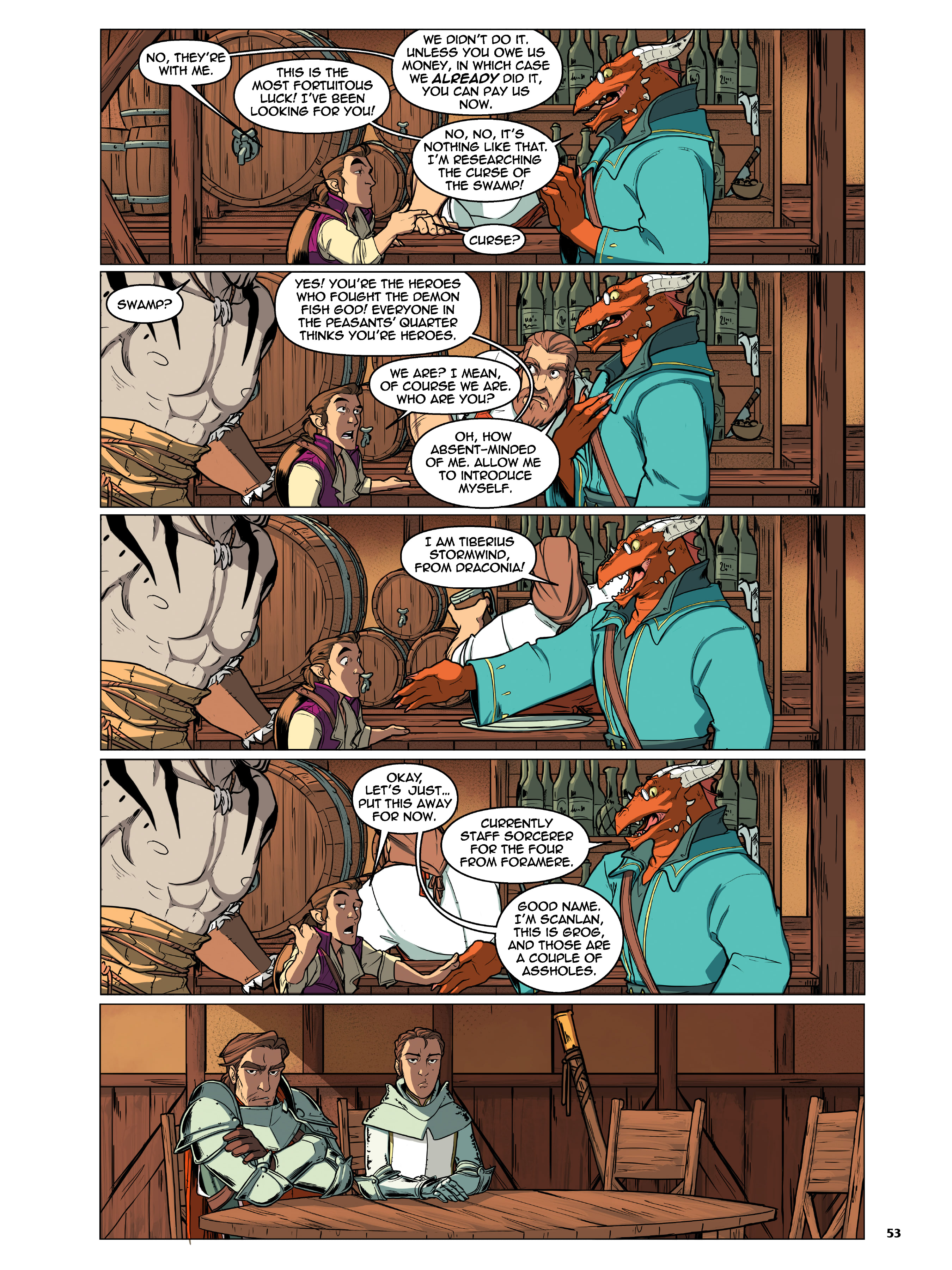 Read online Critical Role Vox Machina Origins comic -  Issue # (2019) _TPB Library Edition (Part 1) - 56