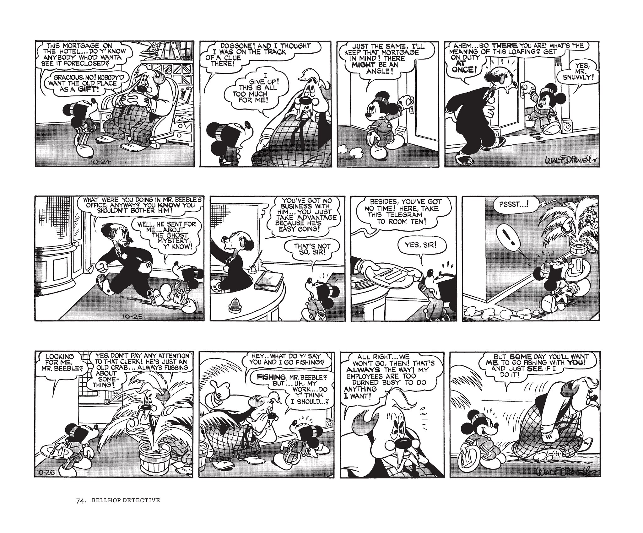 Read online Walt Disney's Mickey Mouse by Floyd Gottfredson comic -  Issue # TPB 6 (Part 1) - 74