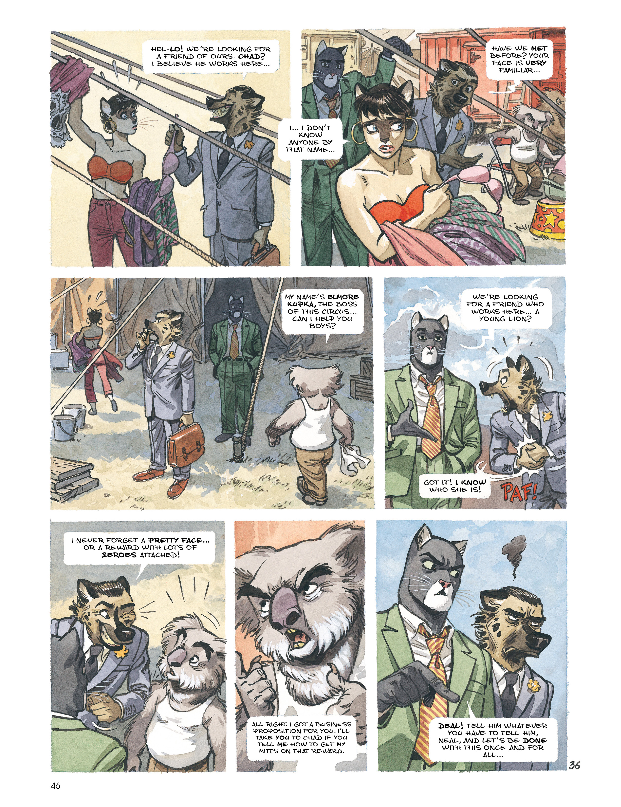 Read online Blacksad: Amarillo comic -  Issue # Full - 45