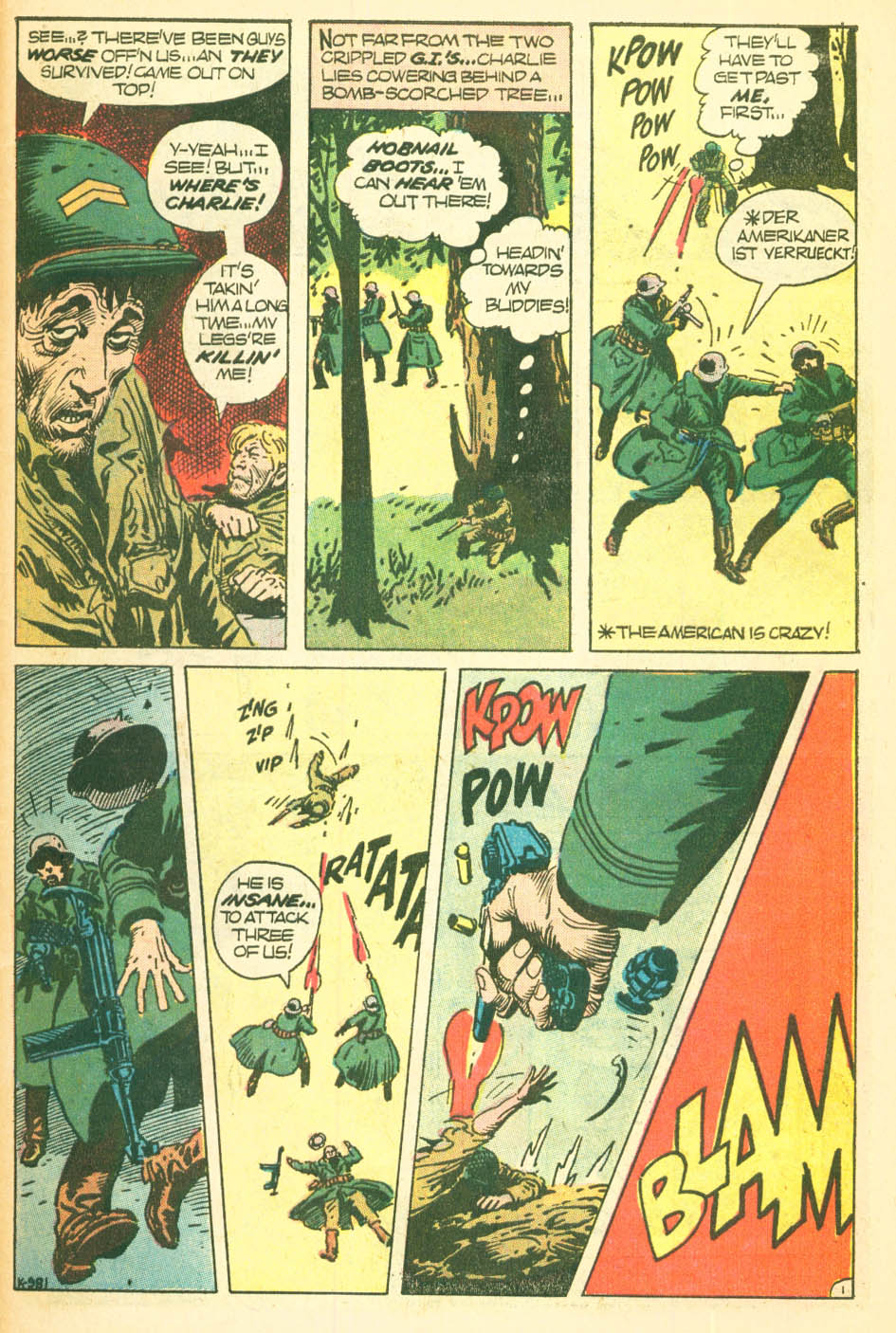 Read online Weird War Tales (1971) comic -  Issue #7 - 31