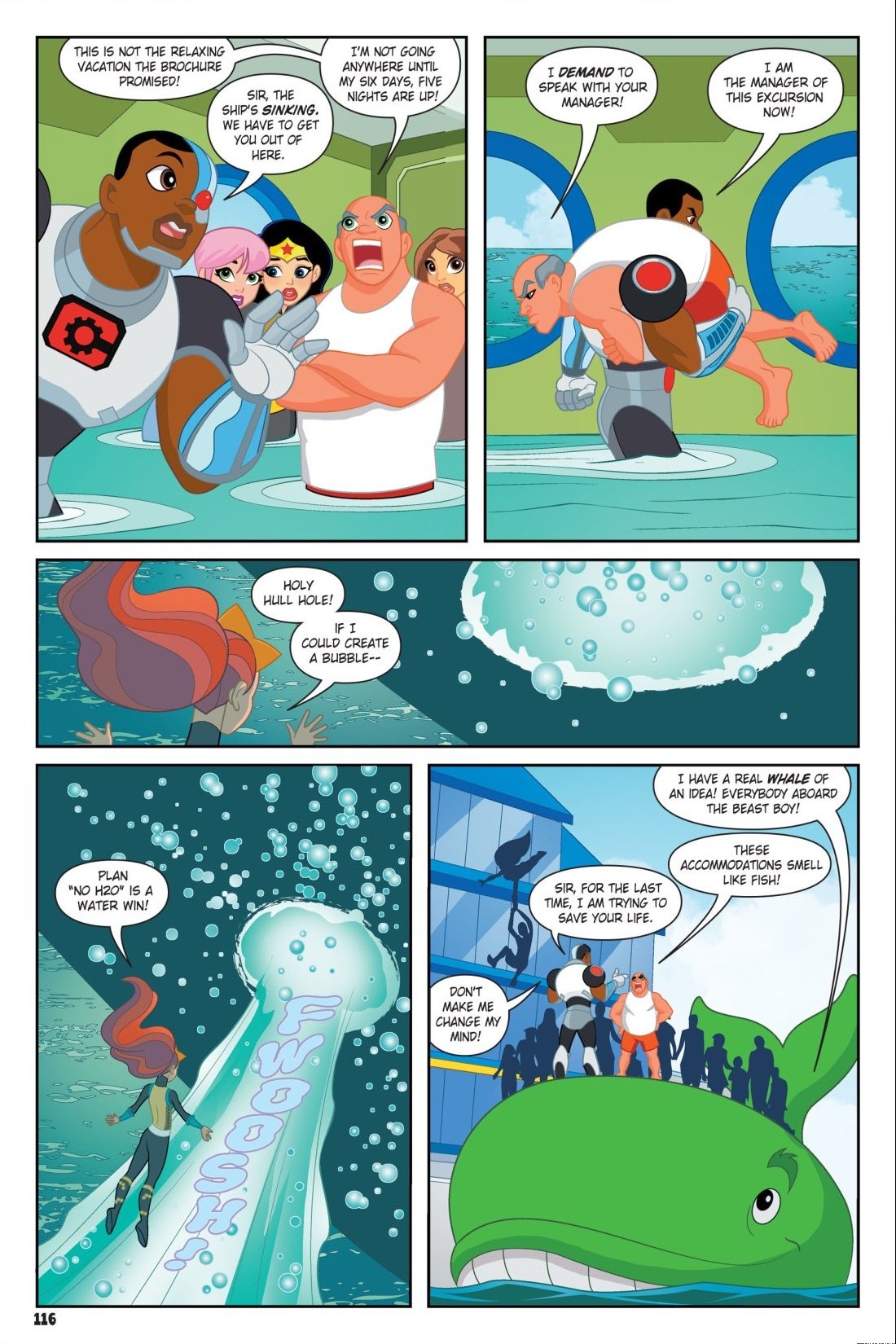 Read online DC Super Hero Girls: Search for Atlantis comic -  Issue # TPB - 114