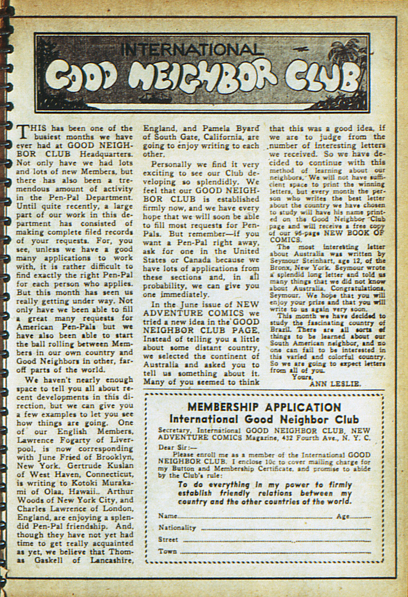 Read online Adventure Comics (1938) comic -  Issue #18 - 30