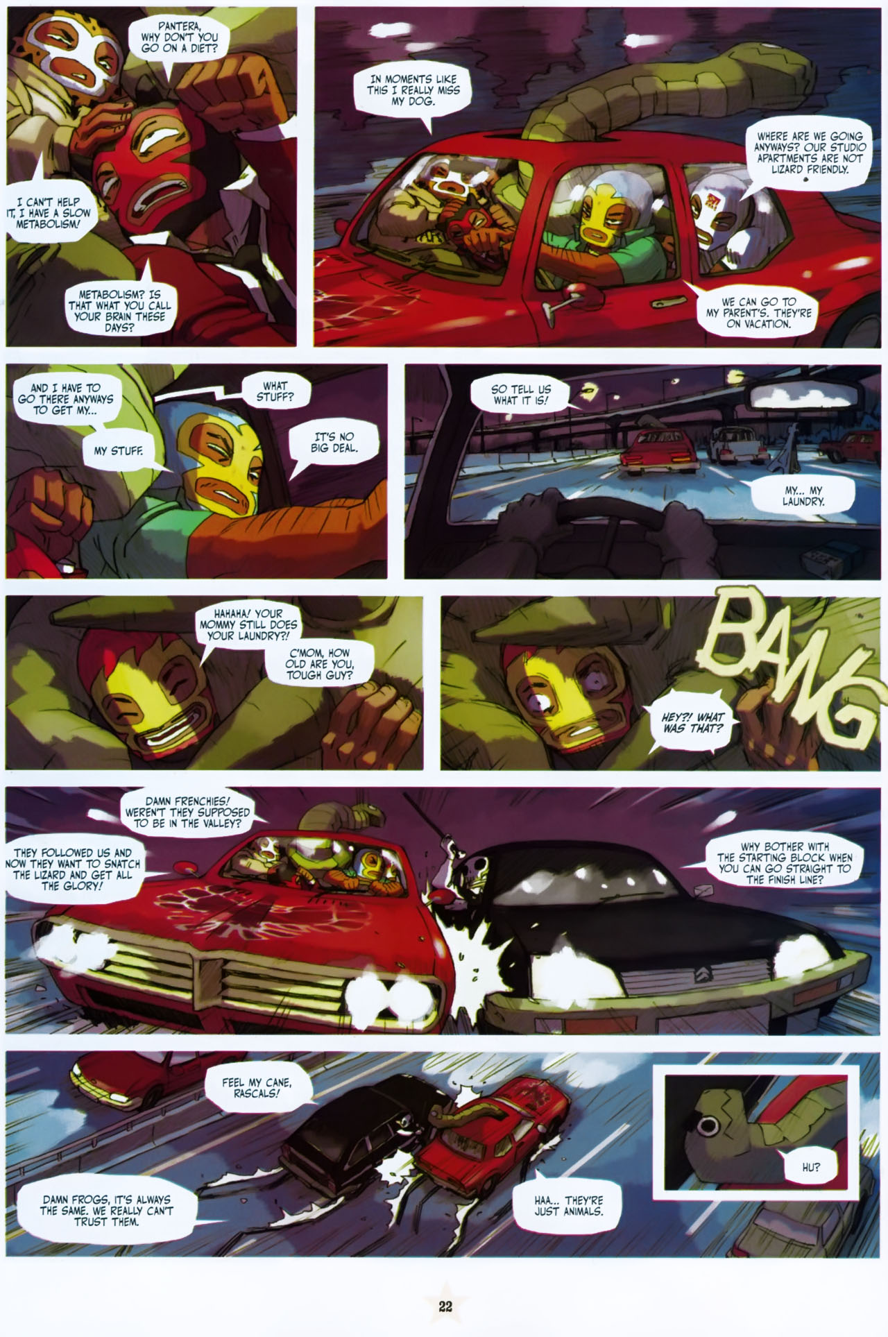 Read online Lucha Libre comic -  Issue #2 - 24