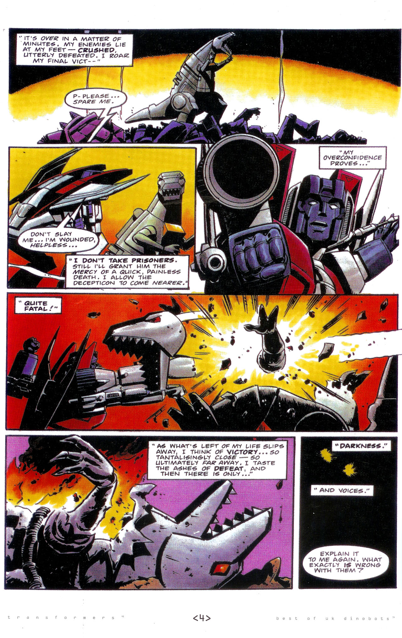 Read online The Transformers: Best of UK: Dinobots comic -  Issue #4 - 7
