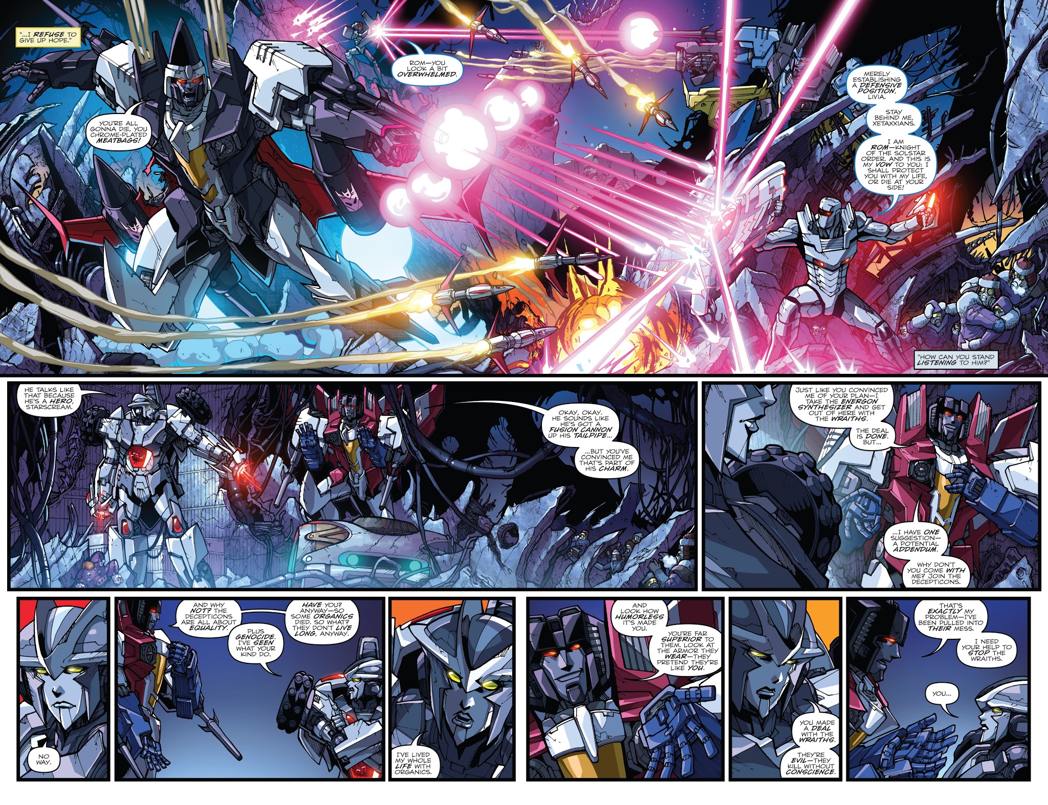 Read online ROM vs. Transformers: Shining Armor comic -  Issue #4 - 8
