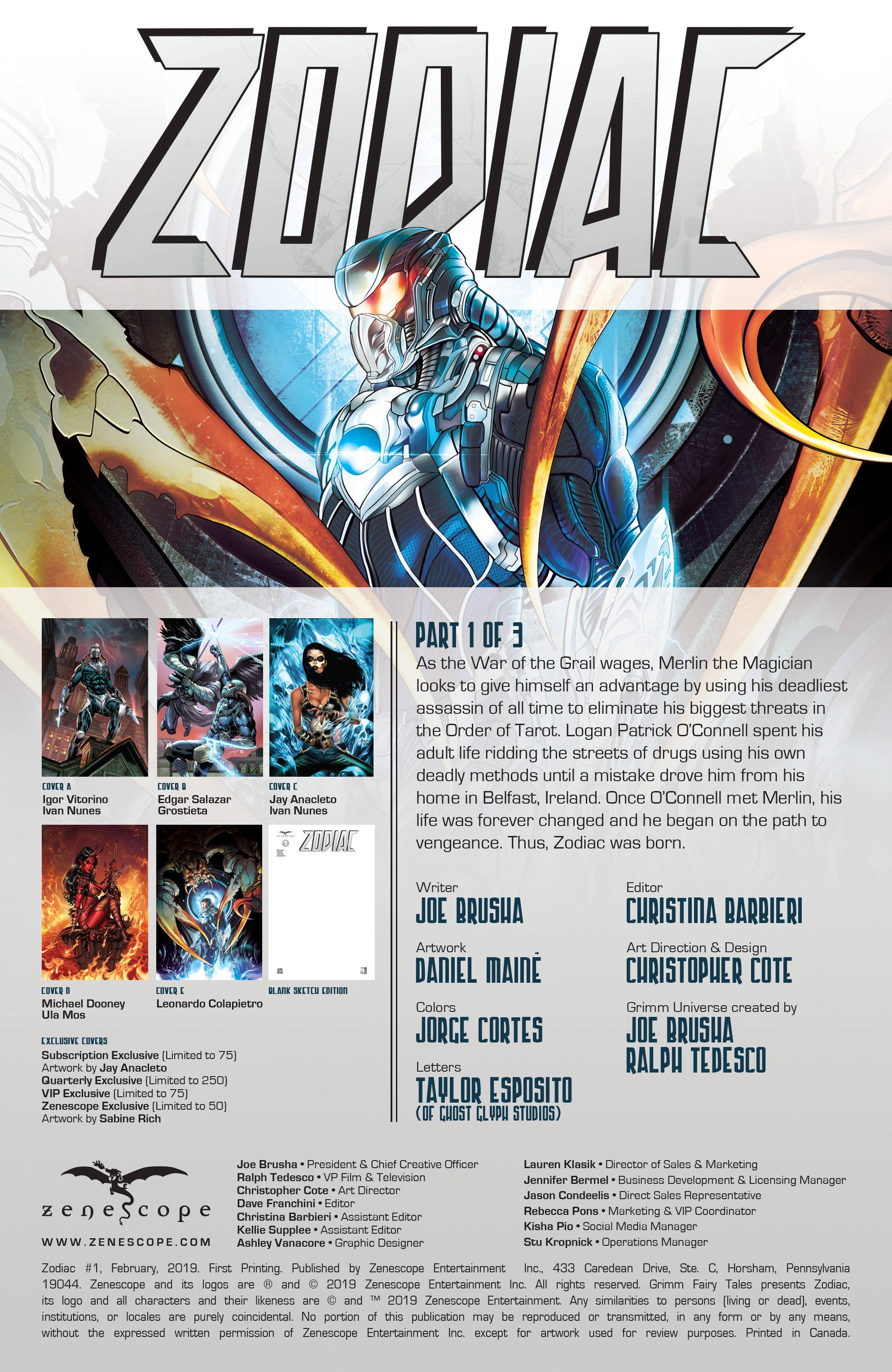 Read online Zodiac comic -  Issue #1 - 2