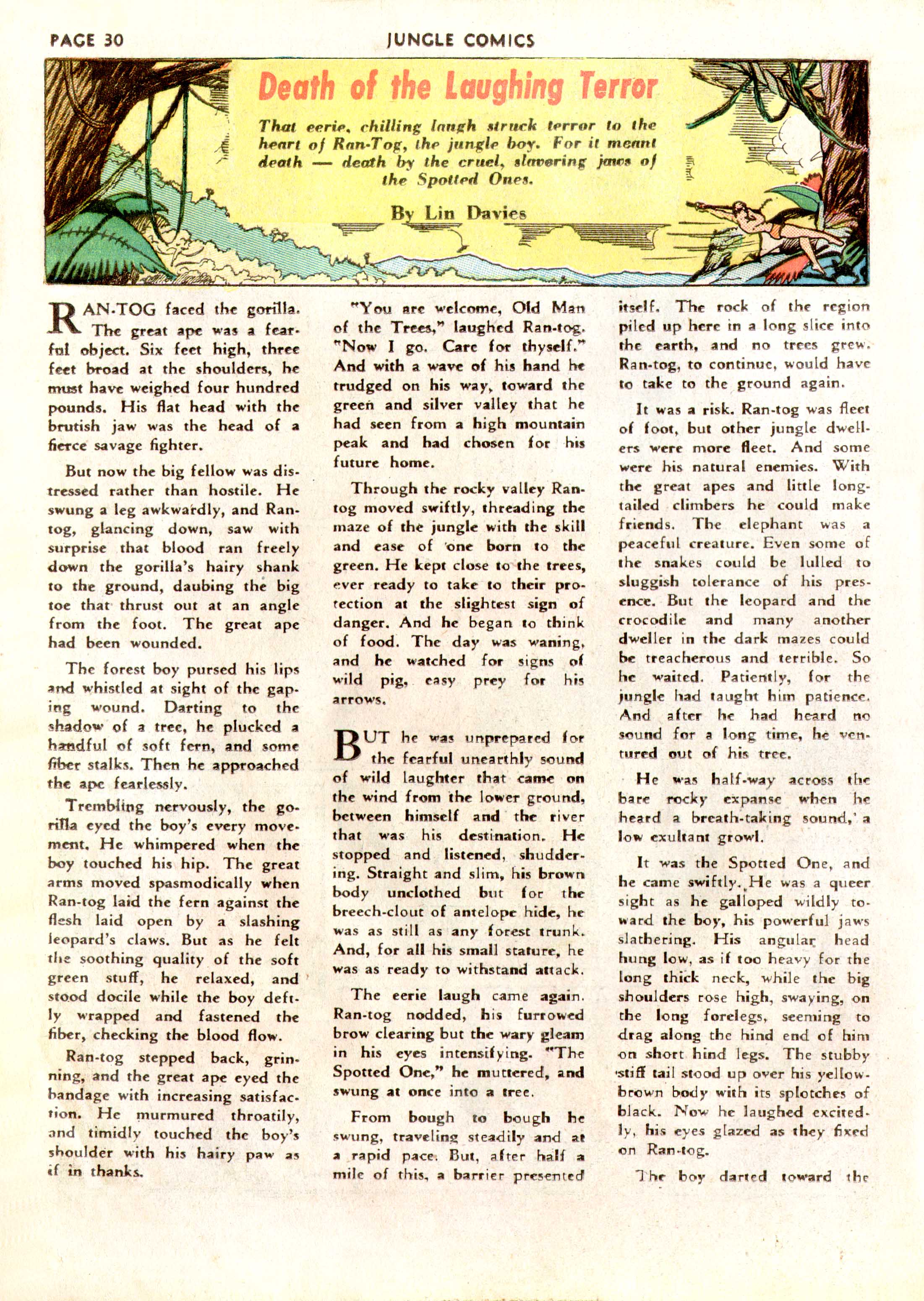 Read online Jungle Comics comic -  Issue #5 - 33