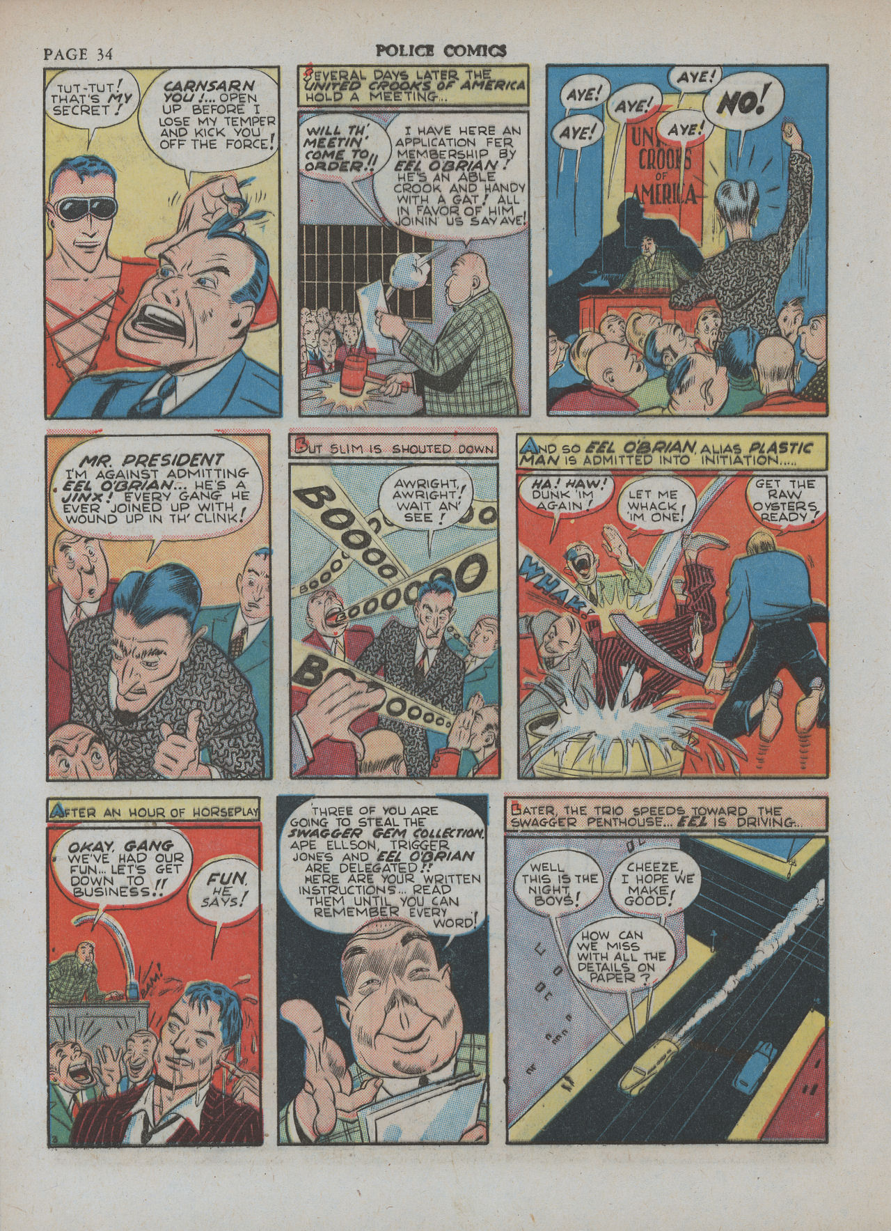 Read online Police Comics comic -  Issue #7 - 38