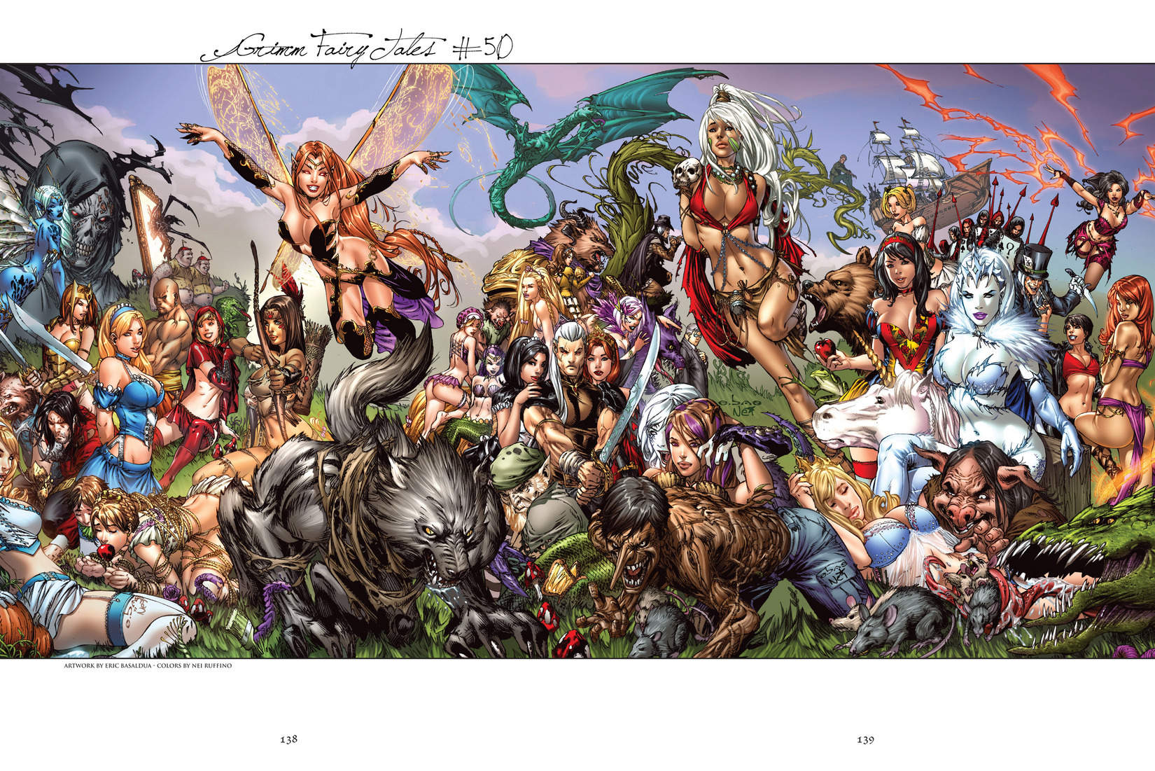 Read online Grimm Fairy Tales: Art Book comic -  Issue # TPB - 138