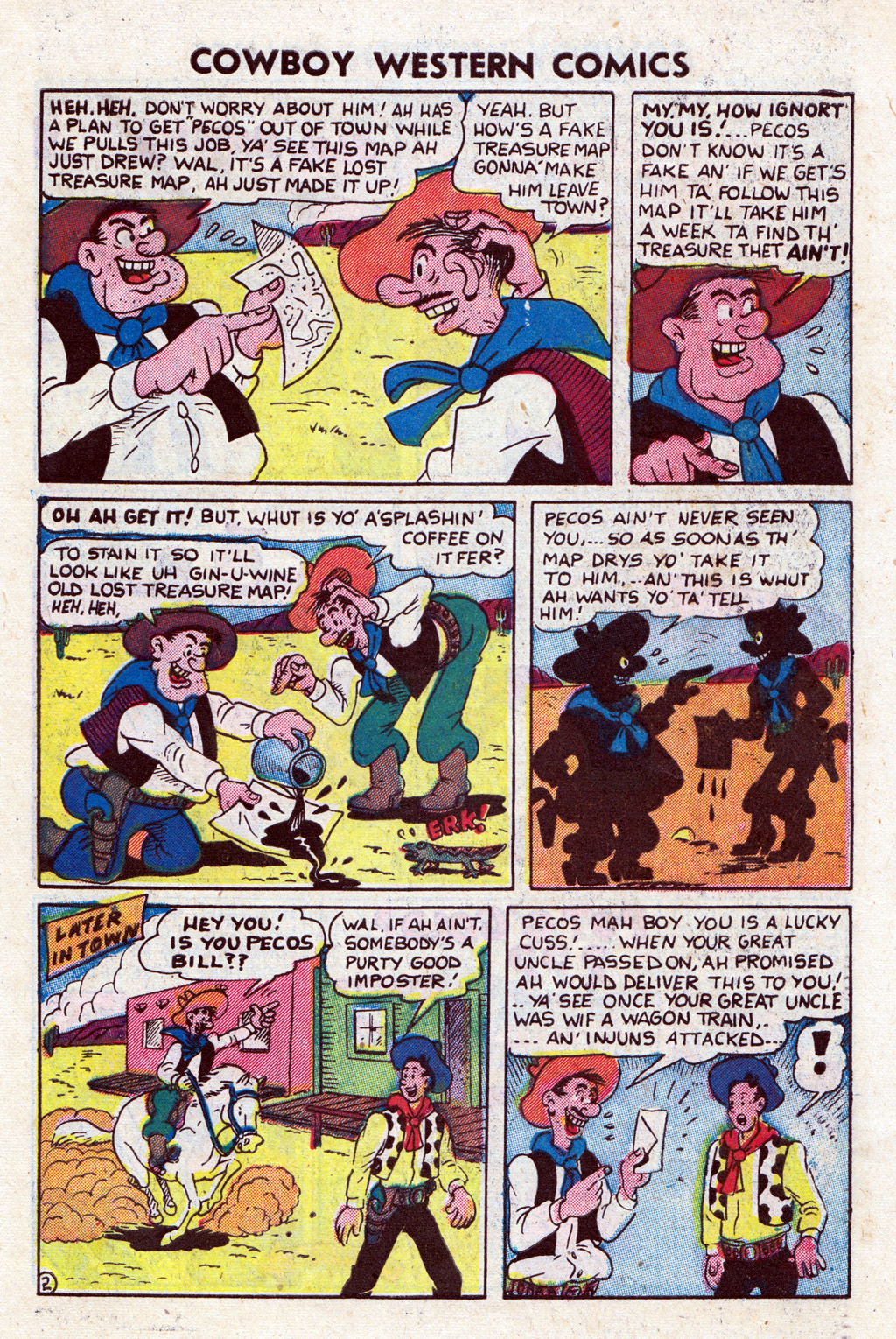Read online Cowboy Western Comics (1948) comic -  Issue #36 - 31