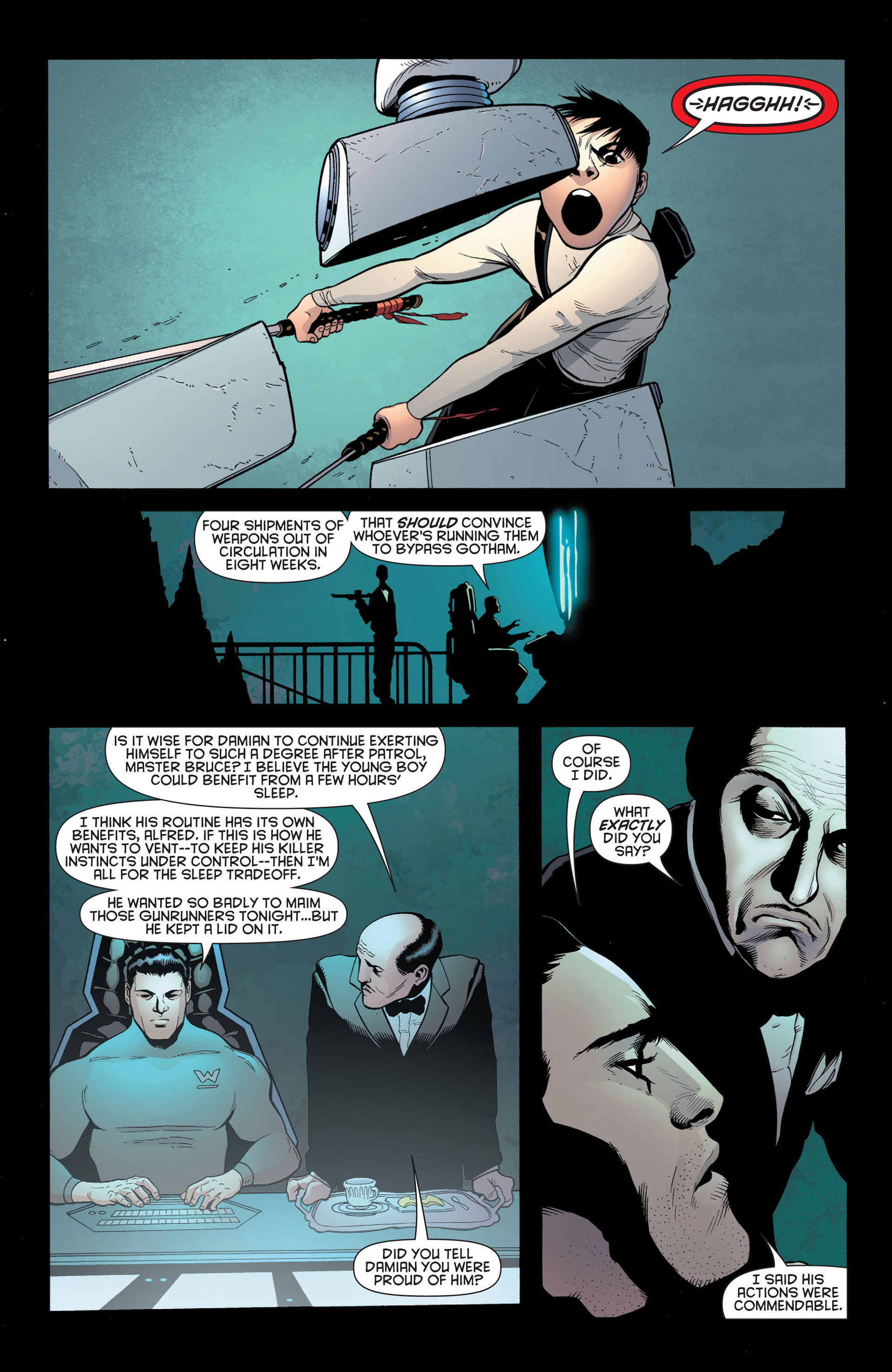 Read online Batman and Robin (2011) comic -  Issue #2 - 12