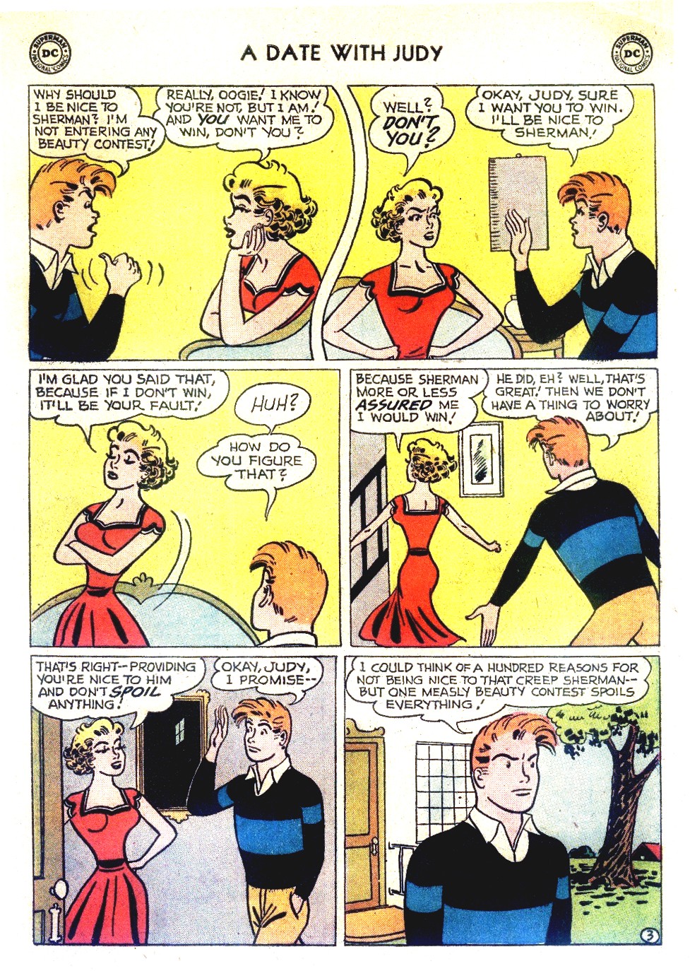 Read online A Date with Judy comic -  Issue #66 - 5