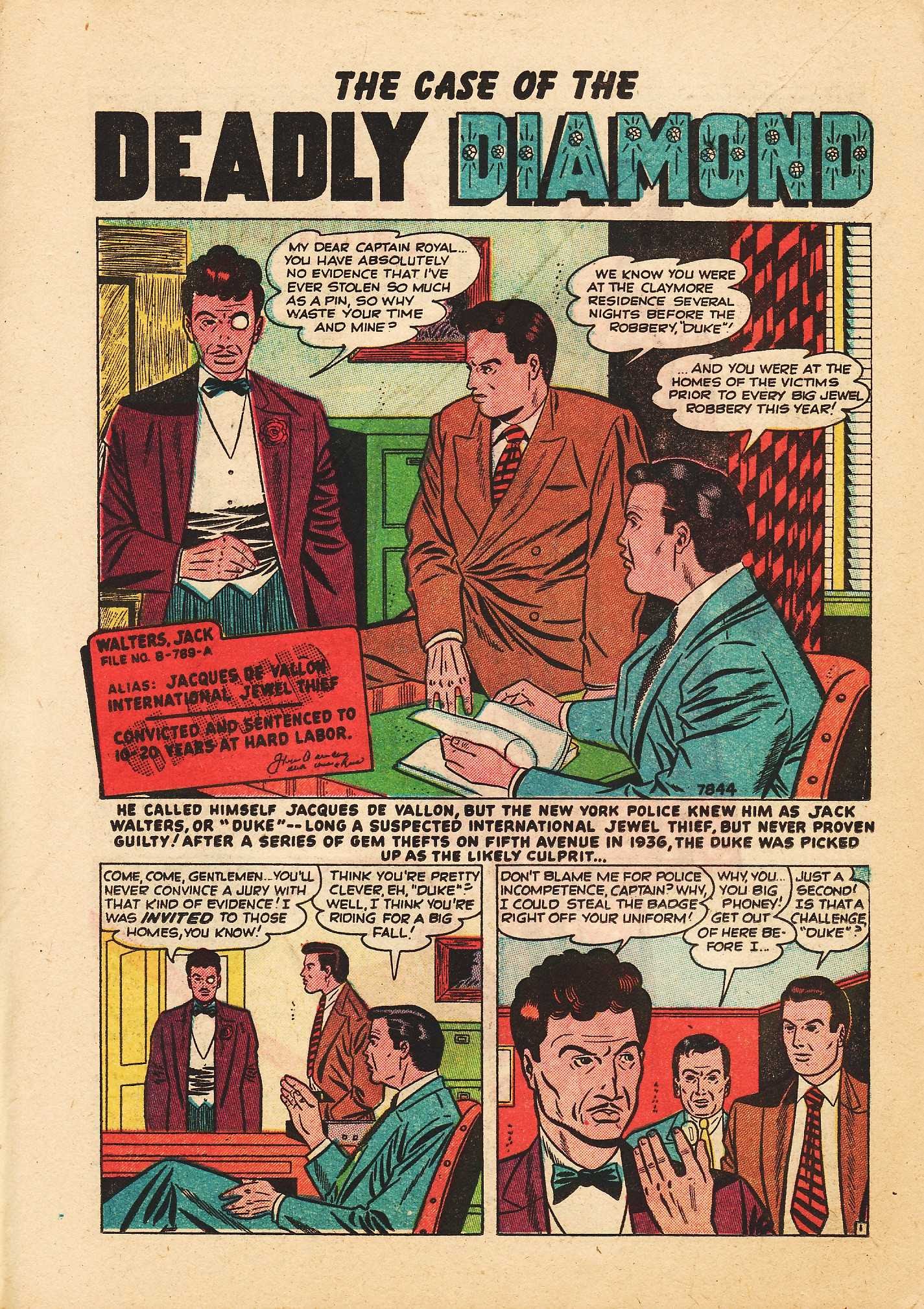 Read online Crime Cases Comics (1950) comic -  Issue #27 - 22