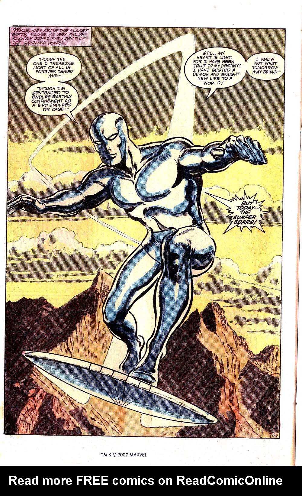 Read online Silver Surfer (1982) comic -  Issue # Full - 50