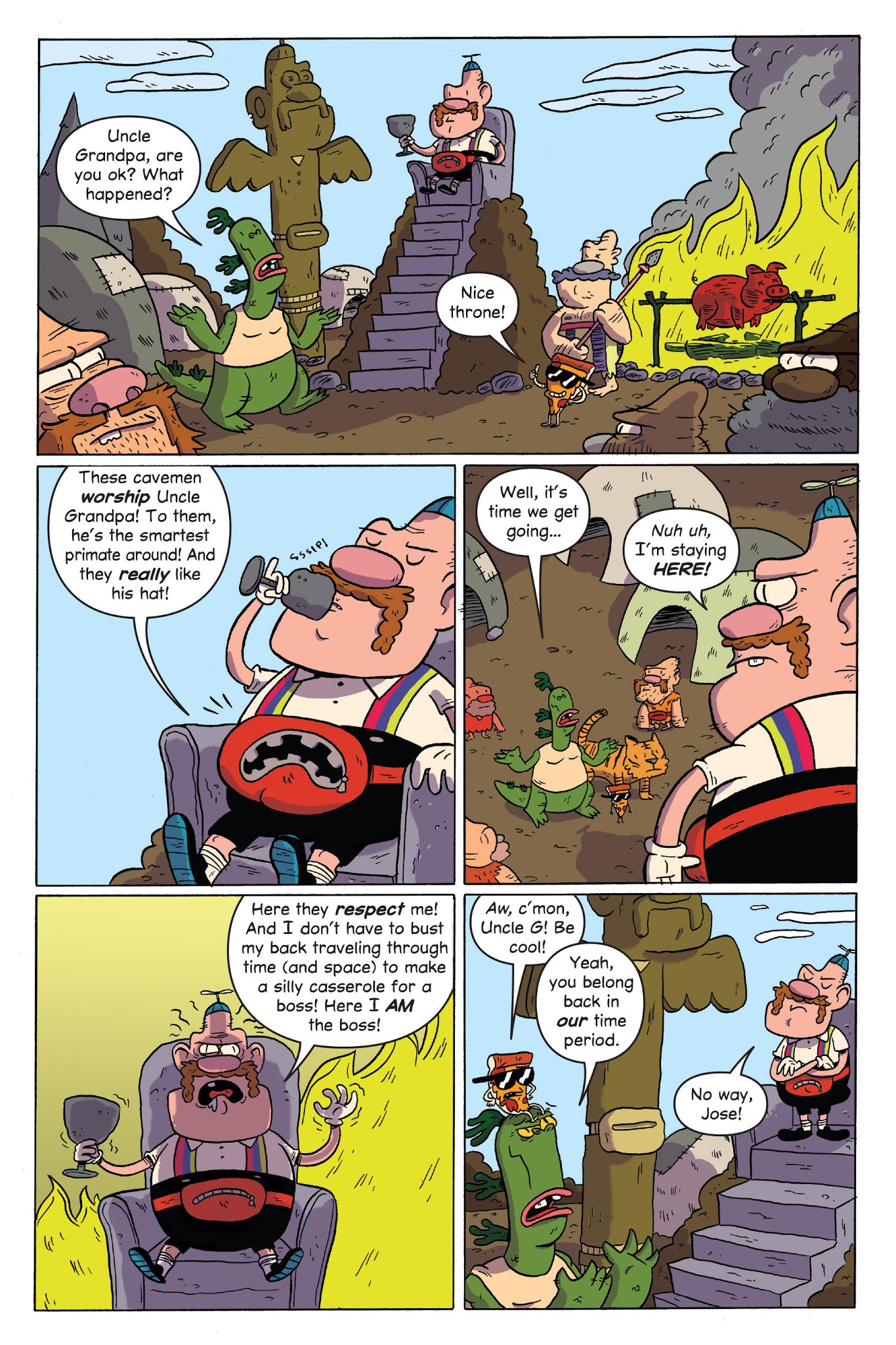 Read online Uncle Grandpa and the Time Casserole comic -  Issue # TPB - 107