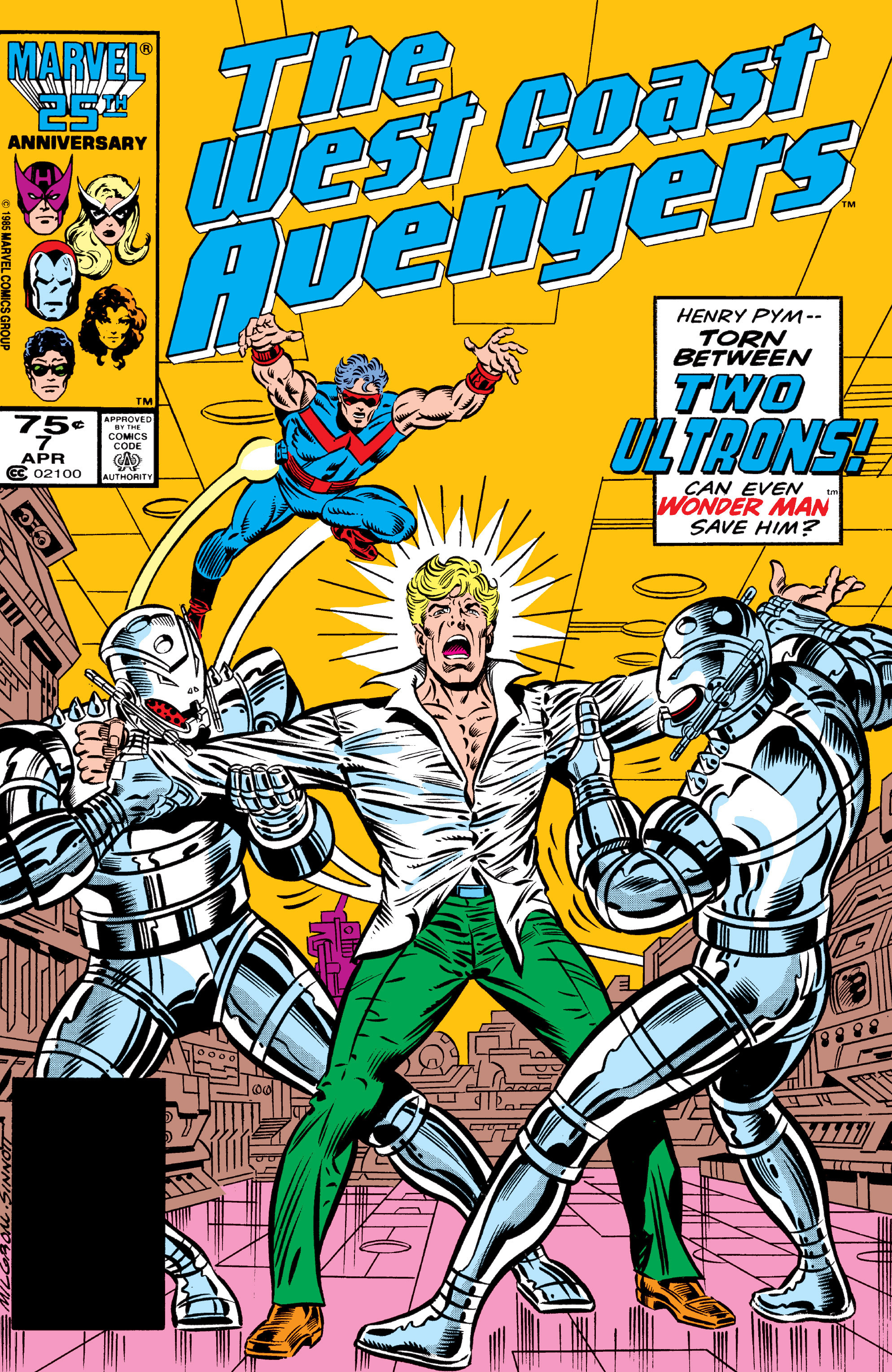 Read online West Coast Avengers (1985) comic -  Issue #7 - 1
