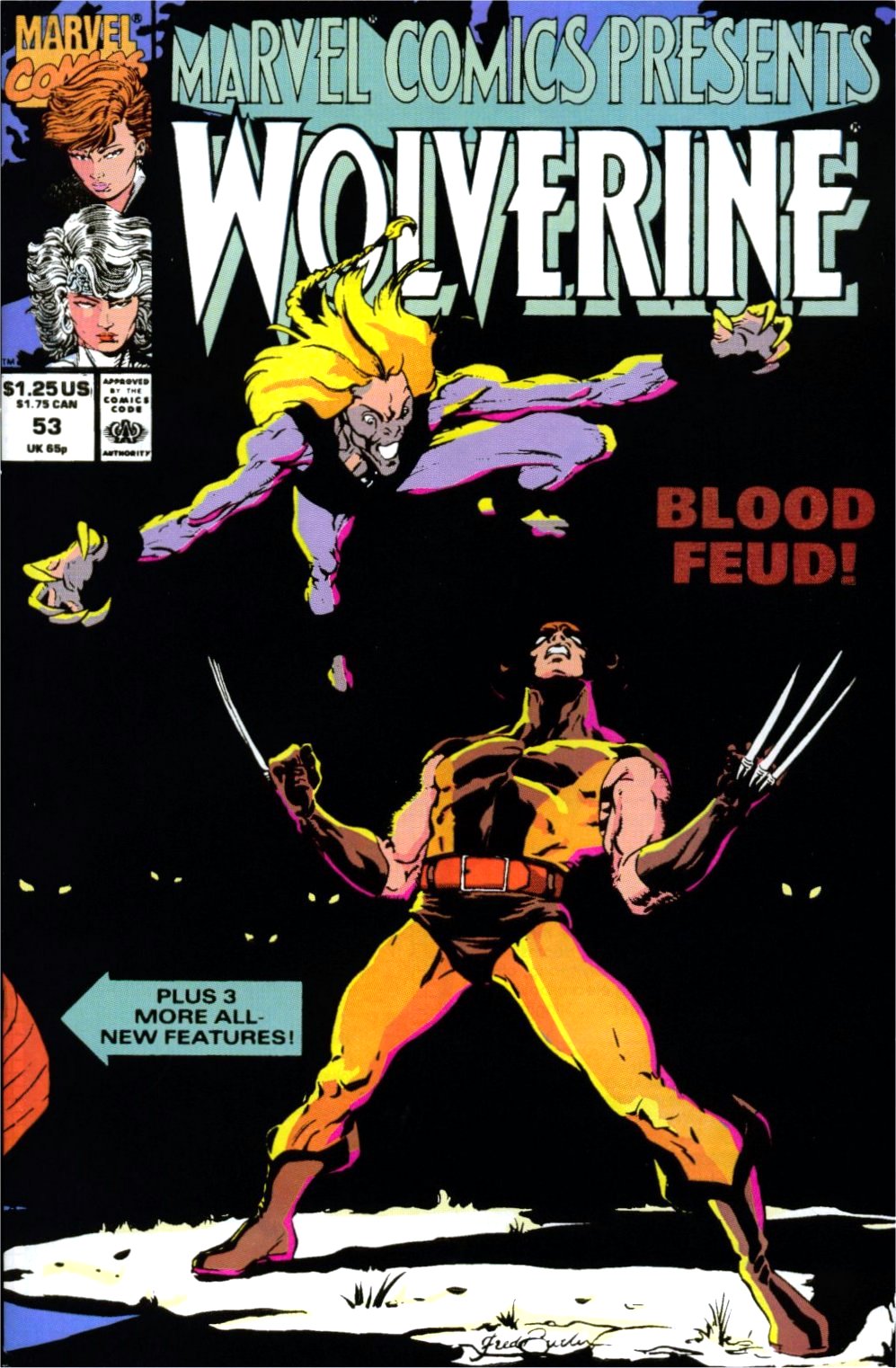 Read online Marvel Comics Presents (1988) comic -  Issue #53 - 1