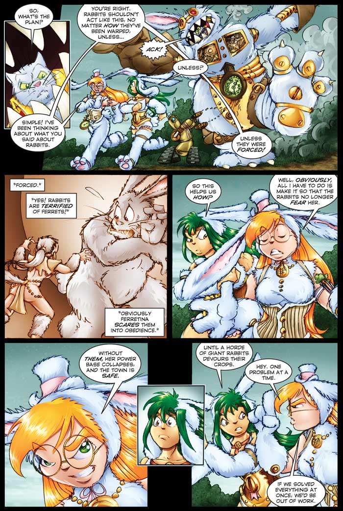 Read online Girl Genius (2002) comic -  Issue #9 - 135