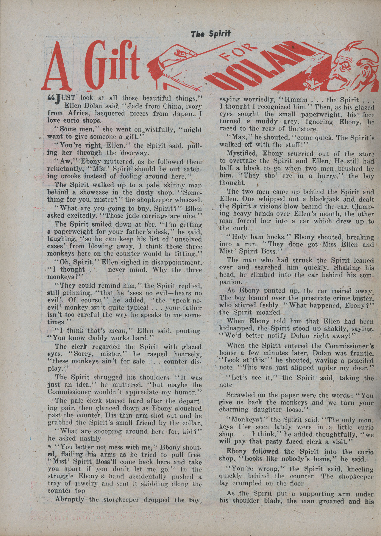 Read online The Spirit (1944) comic -  Issue #15 - 22