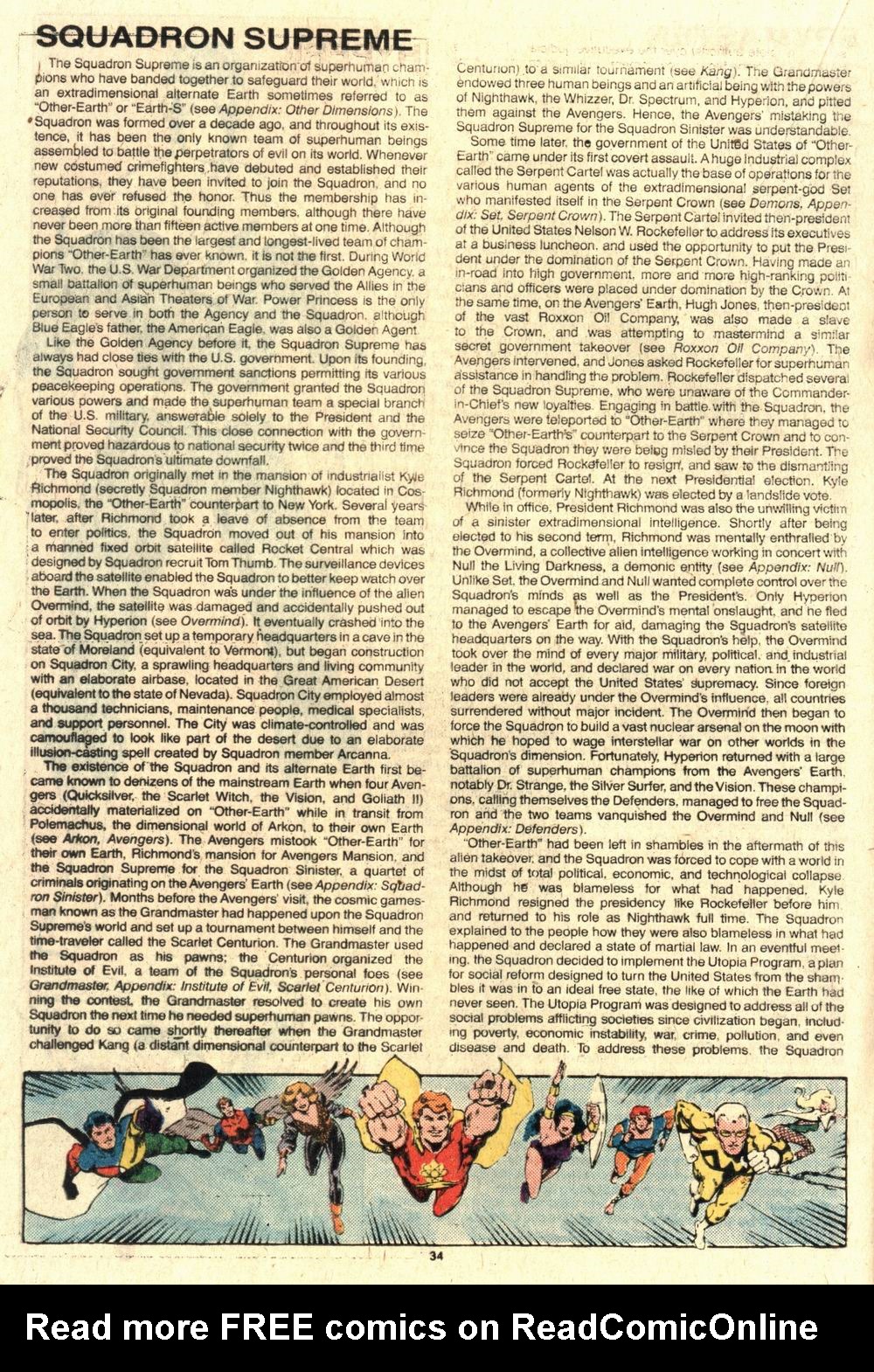 Read online The Official Handbook of the Marvel Universe Deluxe Edition comic -  Issue #12 - 36