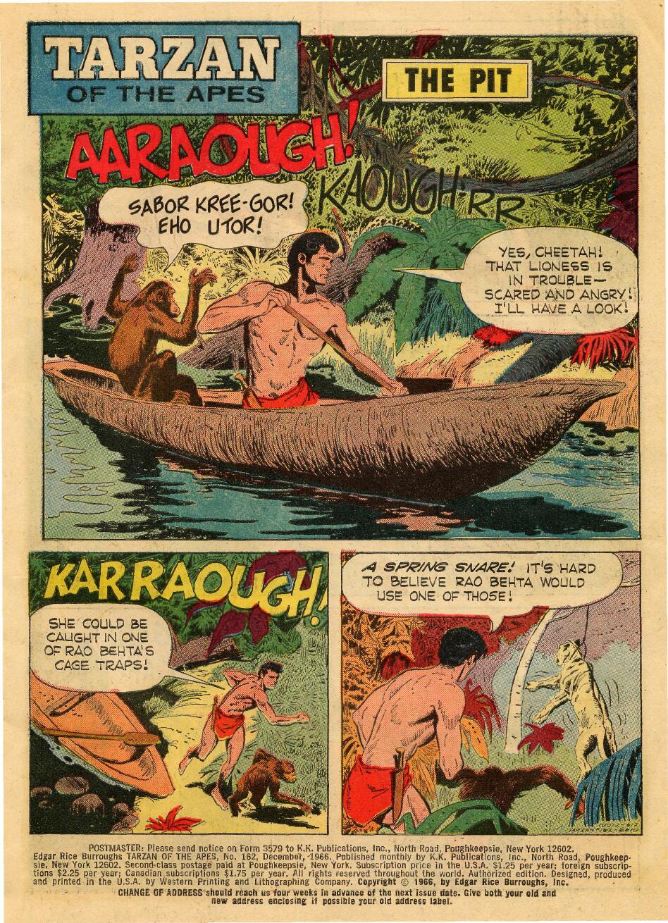 Read online Tarzan (1962) comic -  Issue #162 - 3