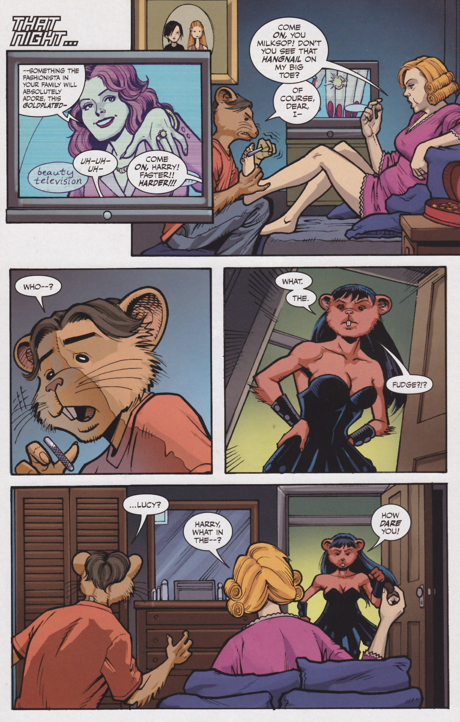 Read online Adolescent Radioactive Black Belt Hamsters (2008) comic -  Issue #4 - 19