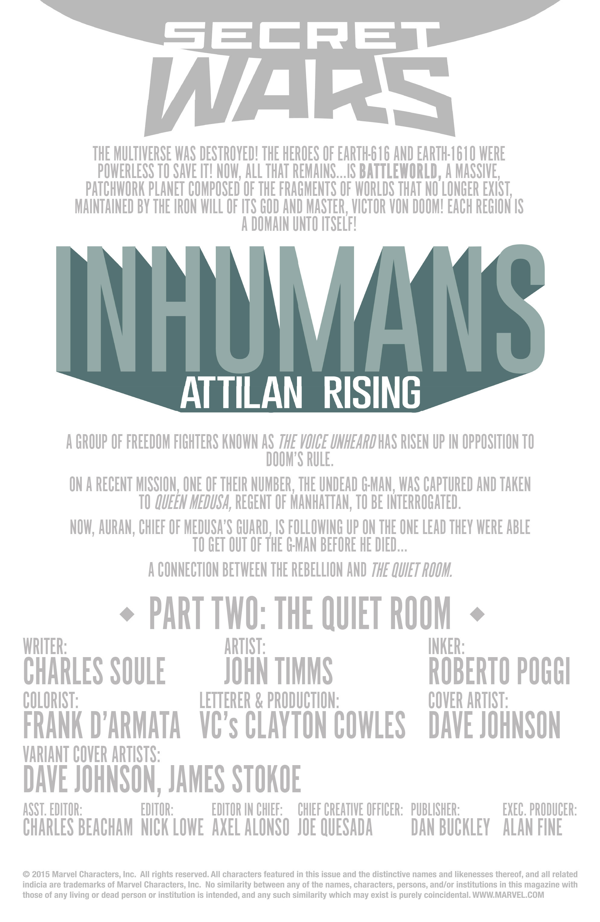 Read online Inhumans: Attilan Rising comic -  Issue #2 - 2
