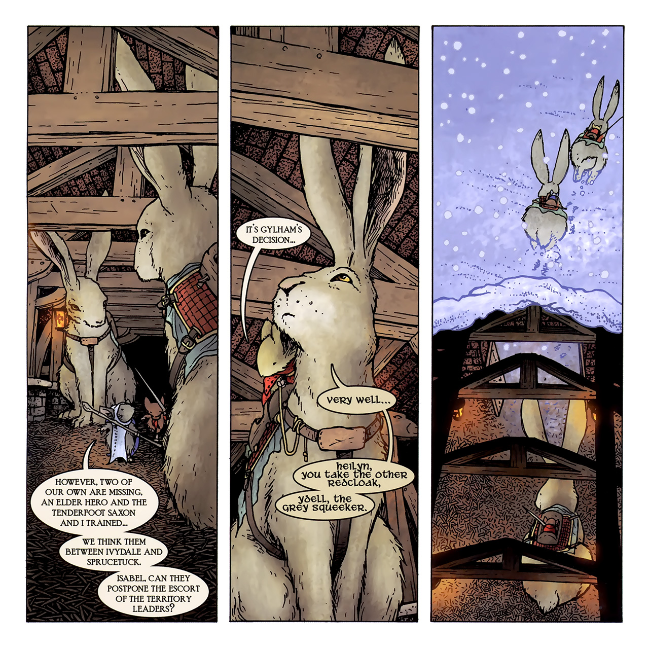 Read online Mouse Guard: Winter 1152 comic -  Issue #6 - 8