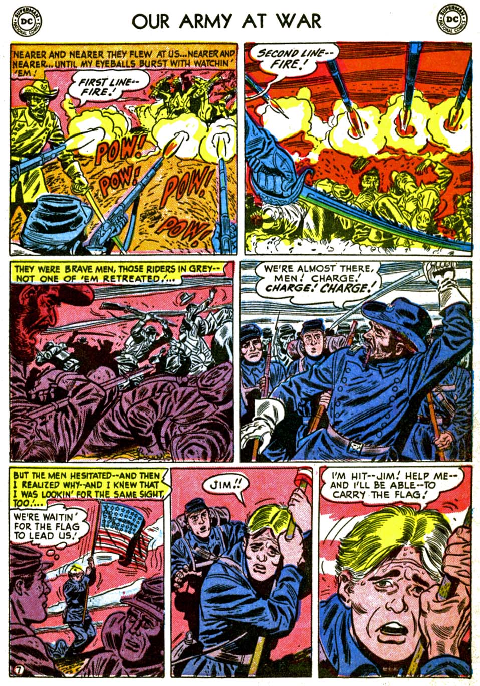 Read online Our Army at War (1952) comic -  Issue #6 - 9