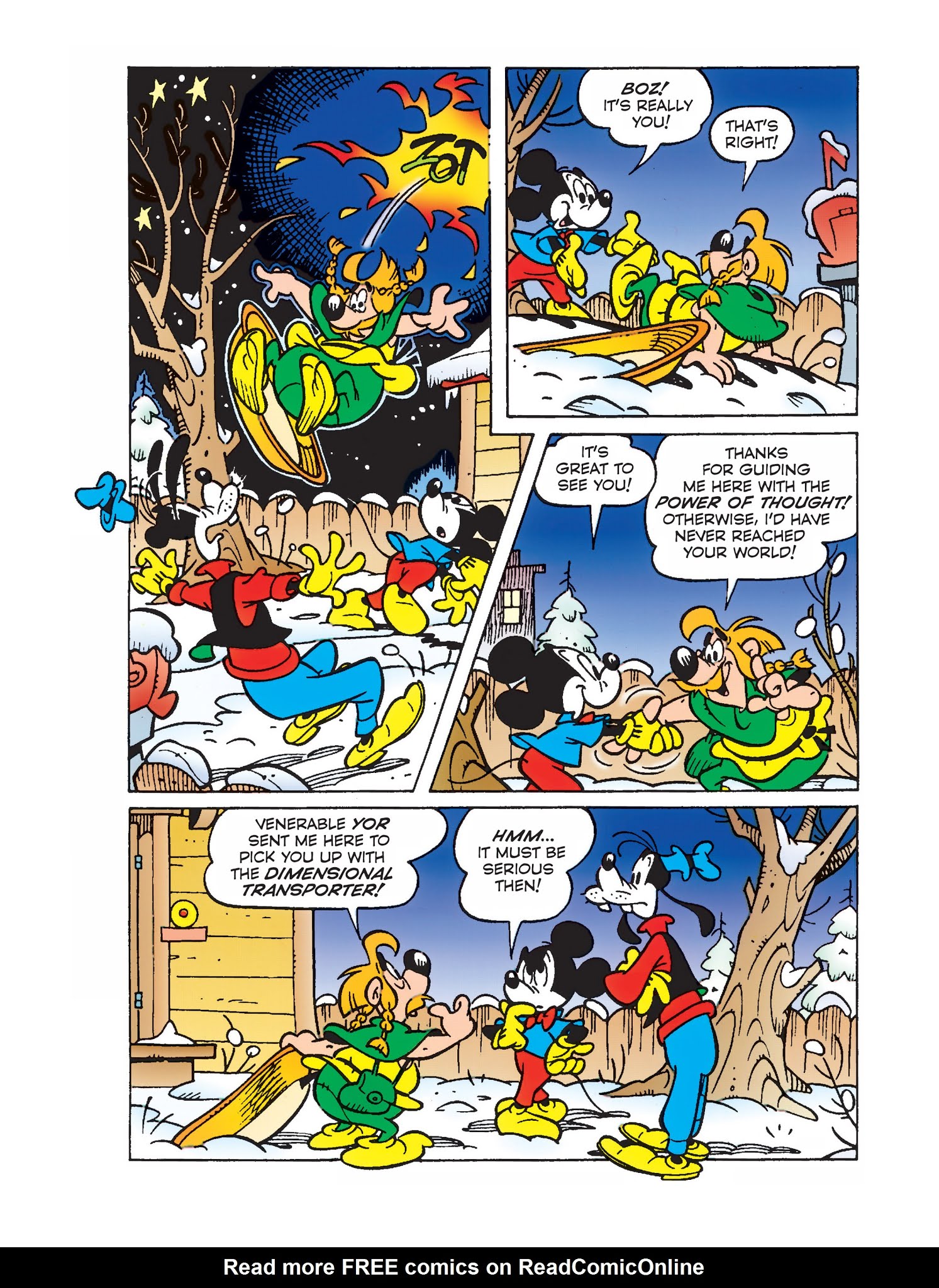 Read online Mickey Mouse and the Sleeping Beauty in the Stars comic -  Issue #1 - 14