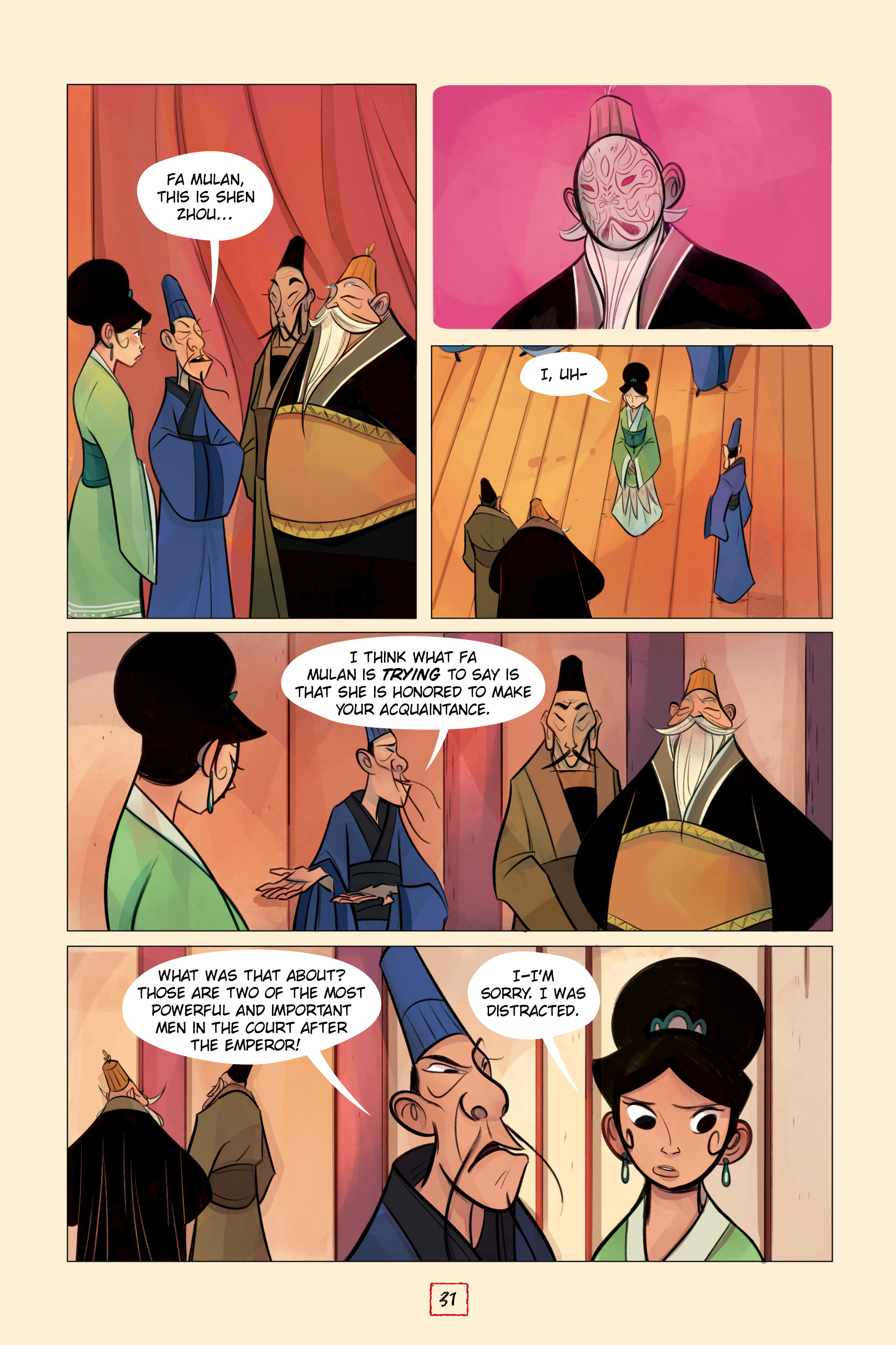 Read online Disney Mulan's Adventure Journal: The Palace of Secrets comic -  Issue # TPB - 32