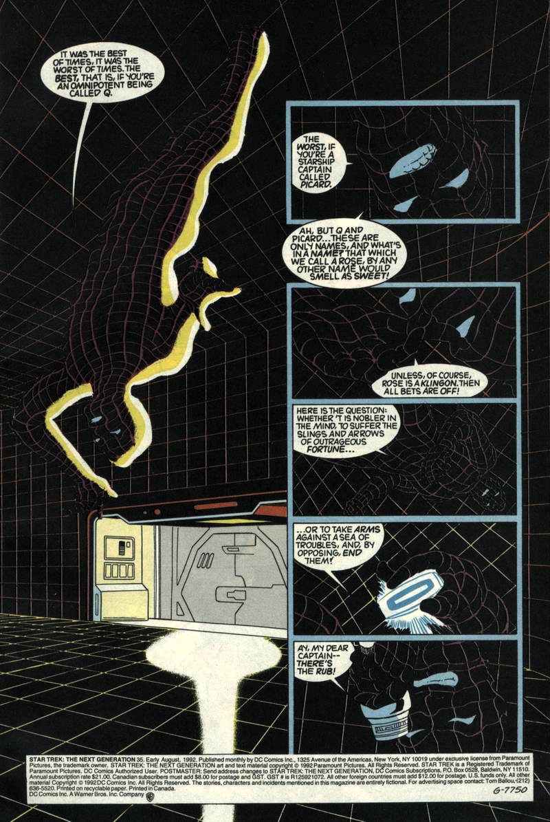 Read online Star Trek: The Next Generation (1989) comic -  Issue #35 - 2