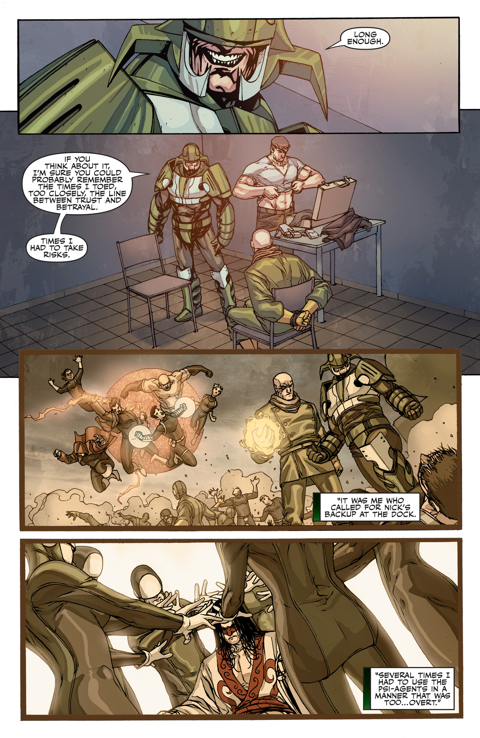 Read online Secret Warriors comic -  Issue #26 - 17