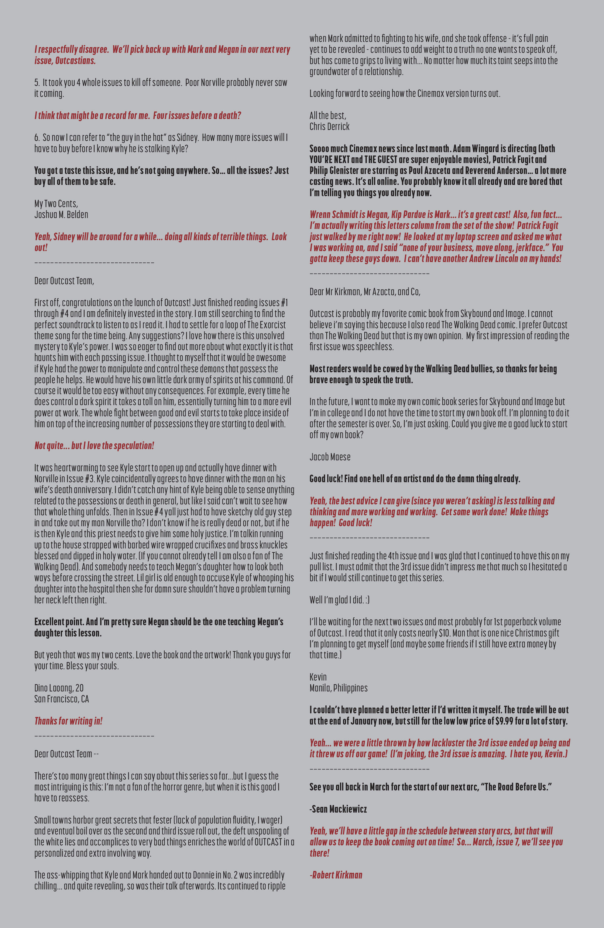 Read online Outcast by Kirkman & Azaceta comic -  Issue #6 - 24