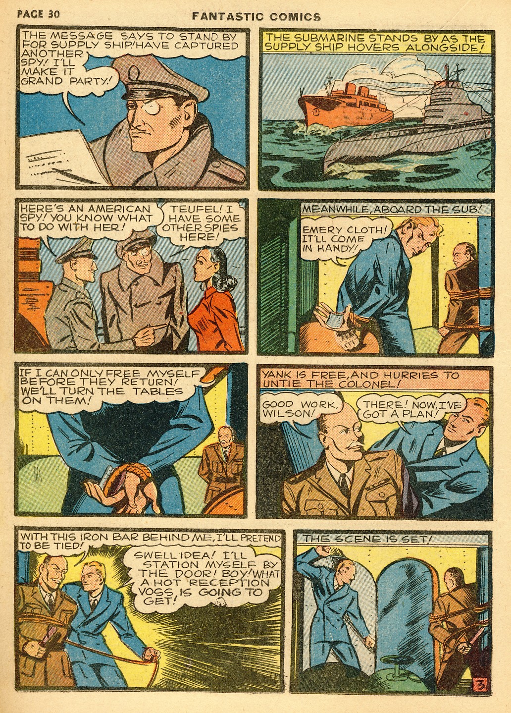 Read online Fantastic Comics comic -  Issue #10 - 31