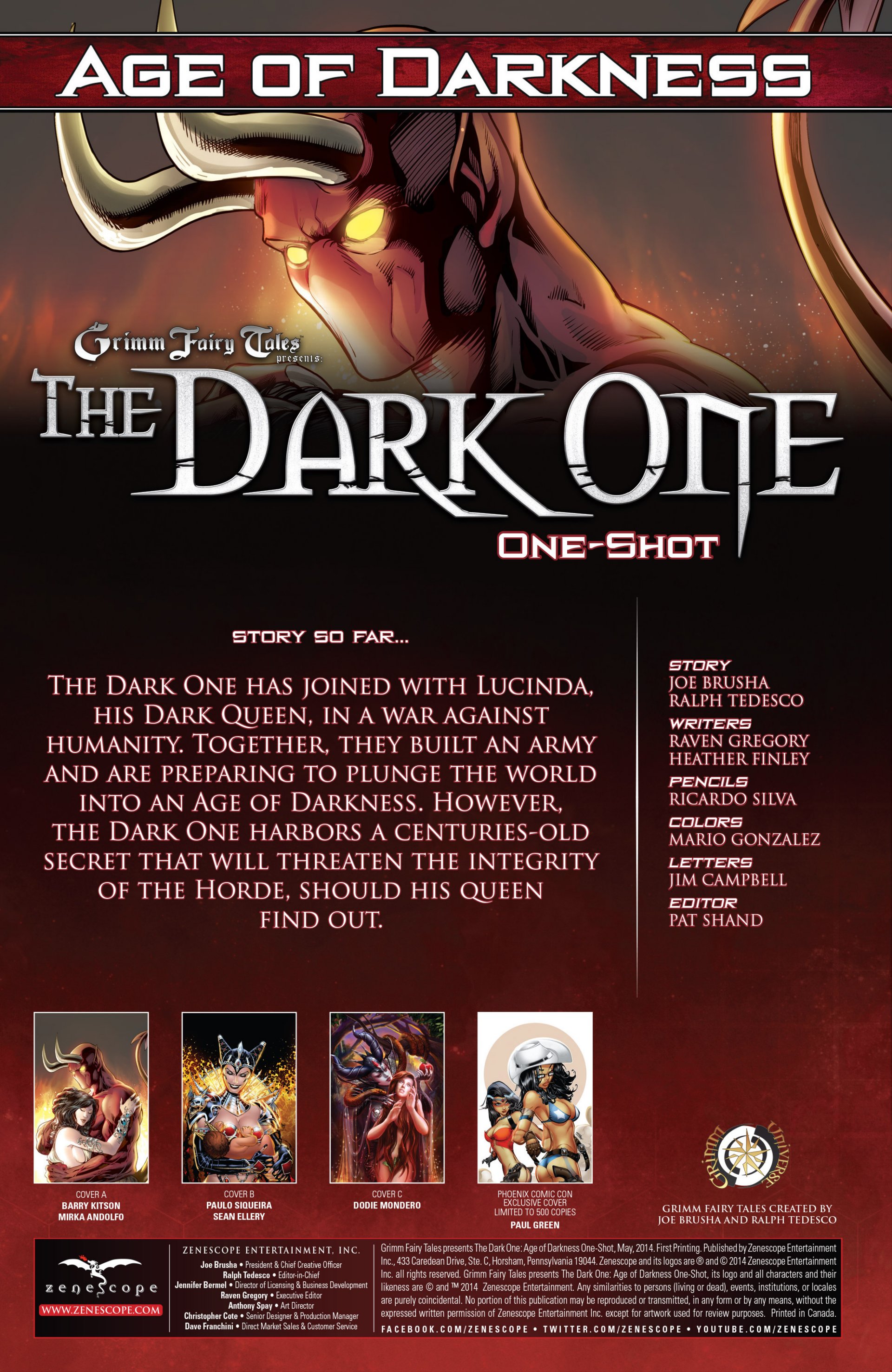 Read online Grimm Fairy Tales presents the Dark One: Age of Darkness One-Shot comic -  Issue # Full - 2