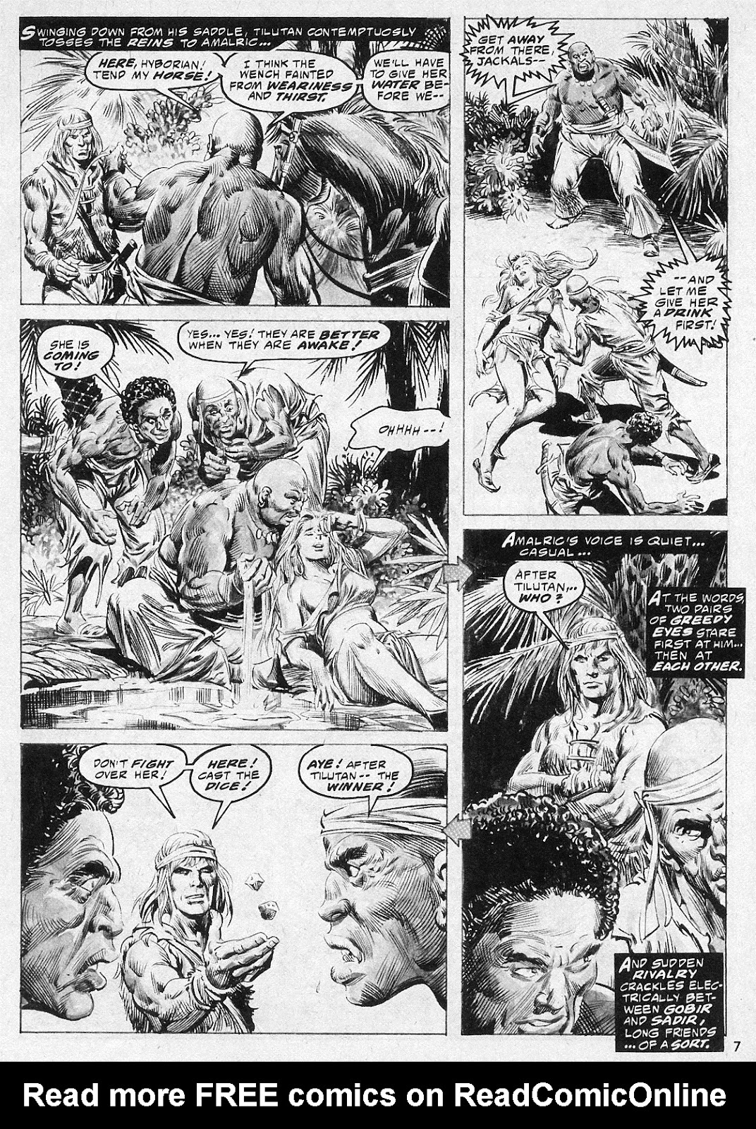 The Savage Sword Of Conan issue 21 - Page 7