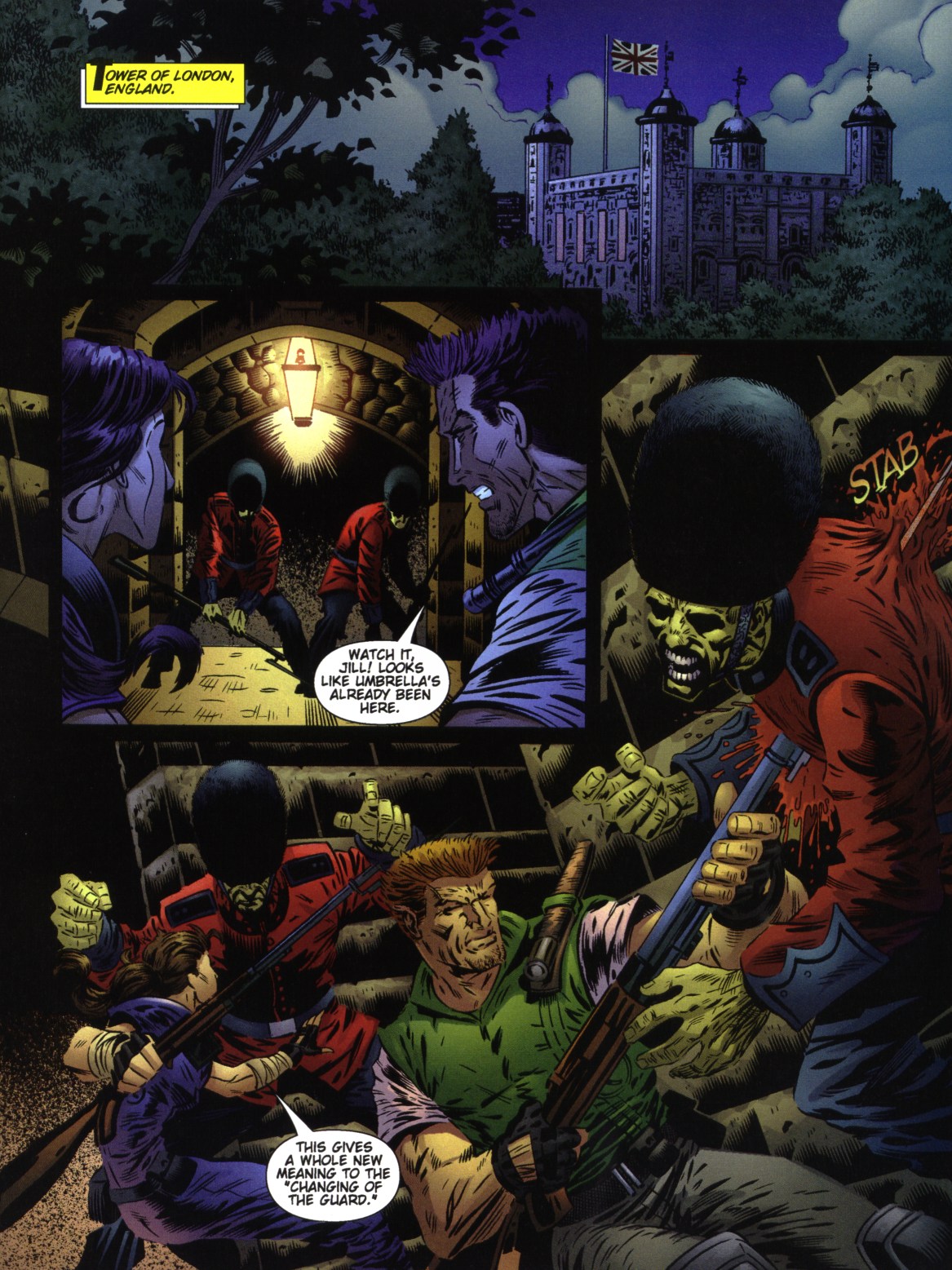 Read online Resident Evil (1998) comic -  Issue #4 - 38
