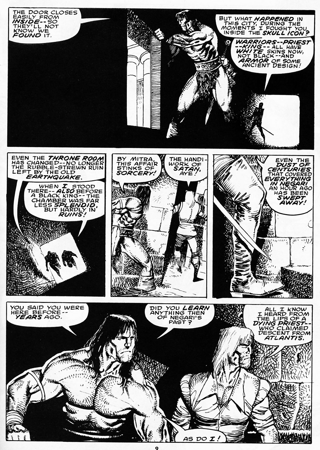 Read online The Savage Sword Of Conan comic -  Issue #220 - 10