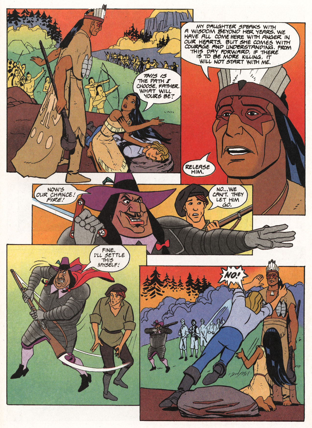 Read online Disney's Pocahontas comic -  Issue #1 - 45
