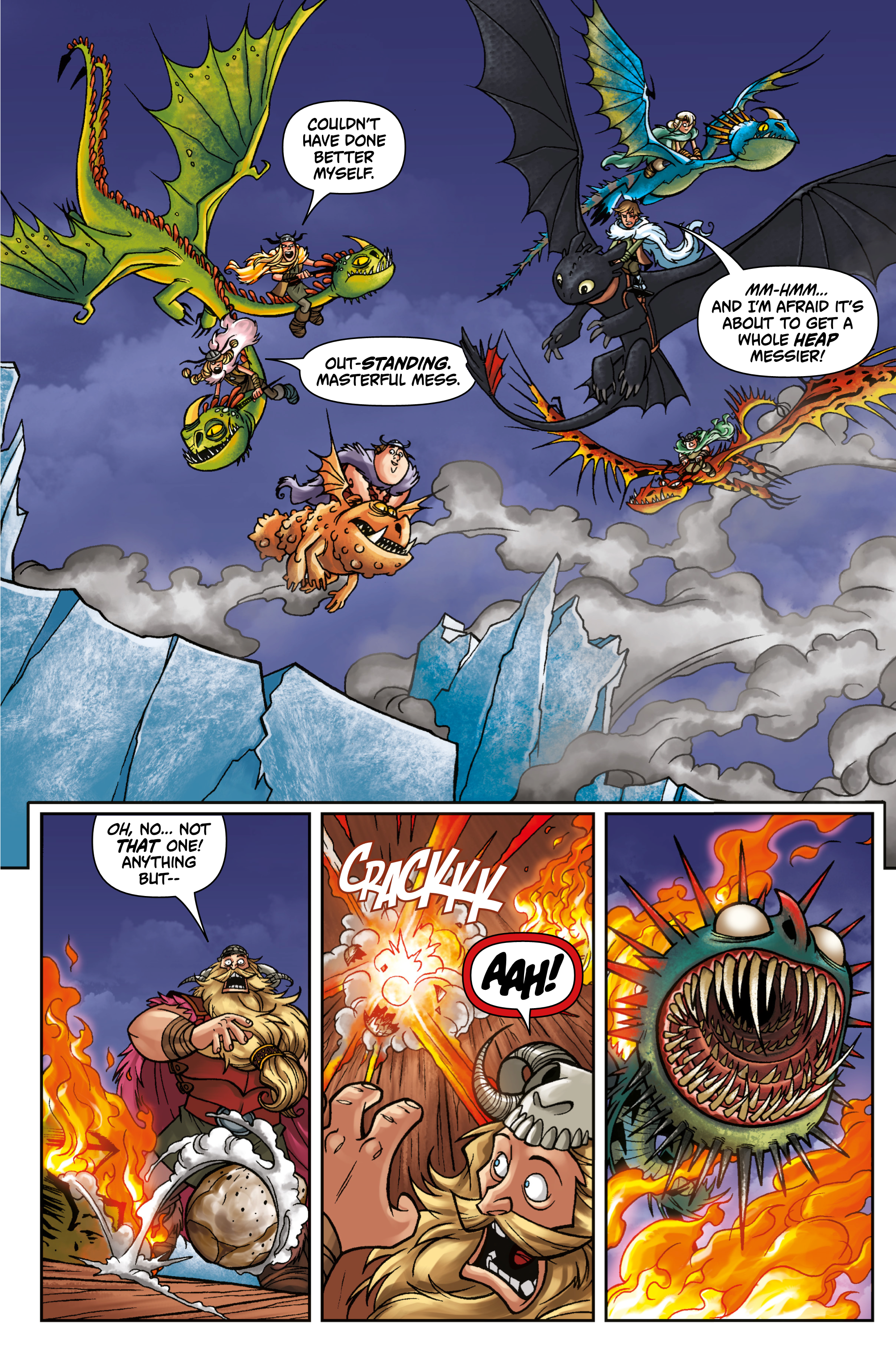 Read online DreamWorks Dragons: Riders of Berk comic -  Issue # _TPB - 43